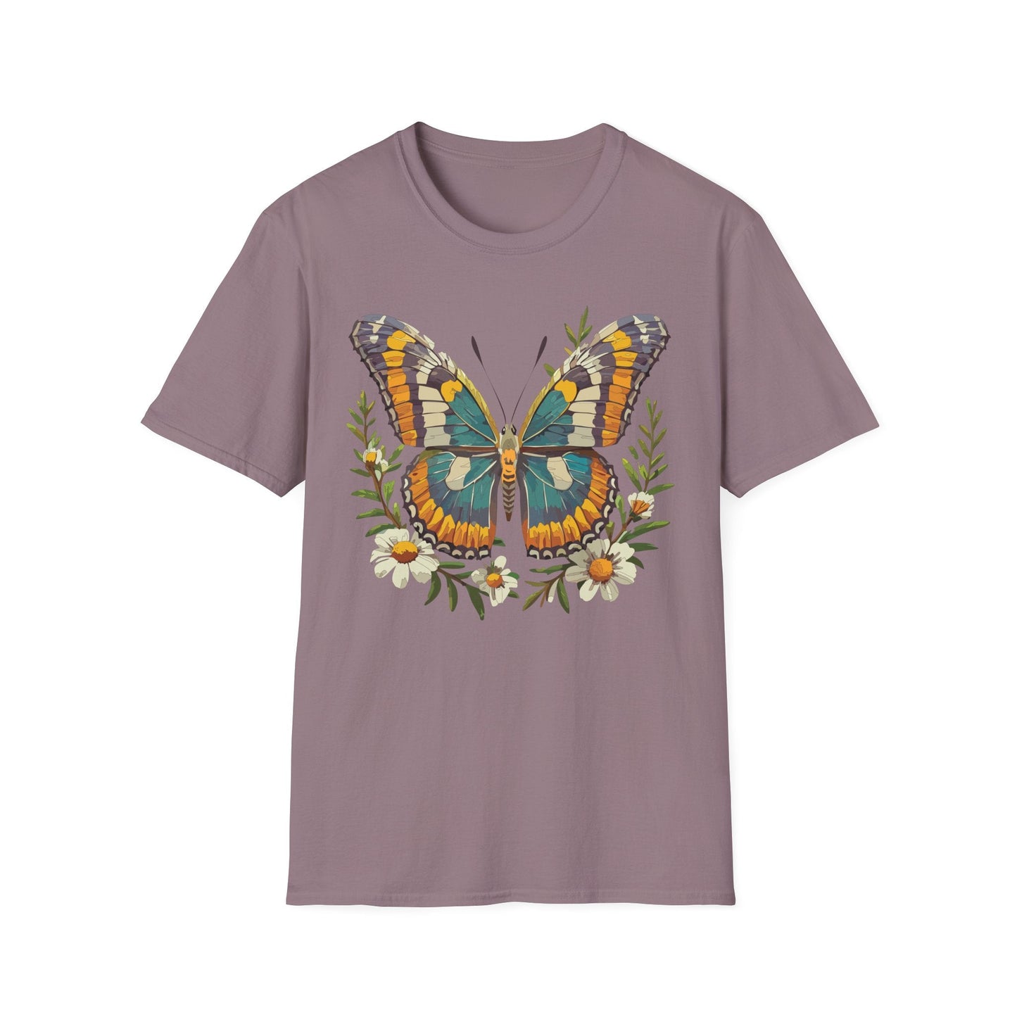 Monarch Butterfly Shirt Unisex T Shirt Softstyle 100 Percent Ring Spun Cotton Comfort