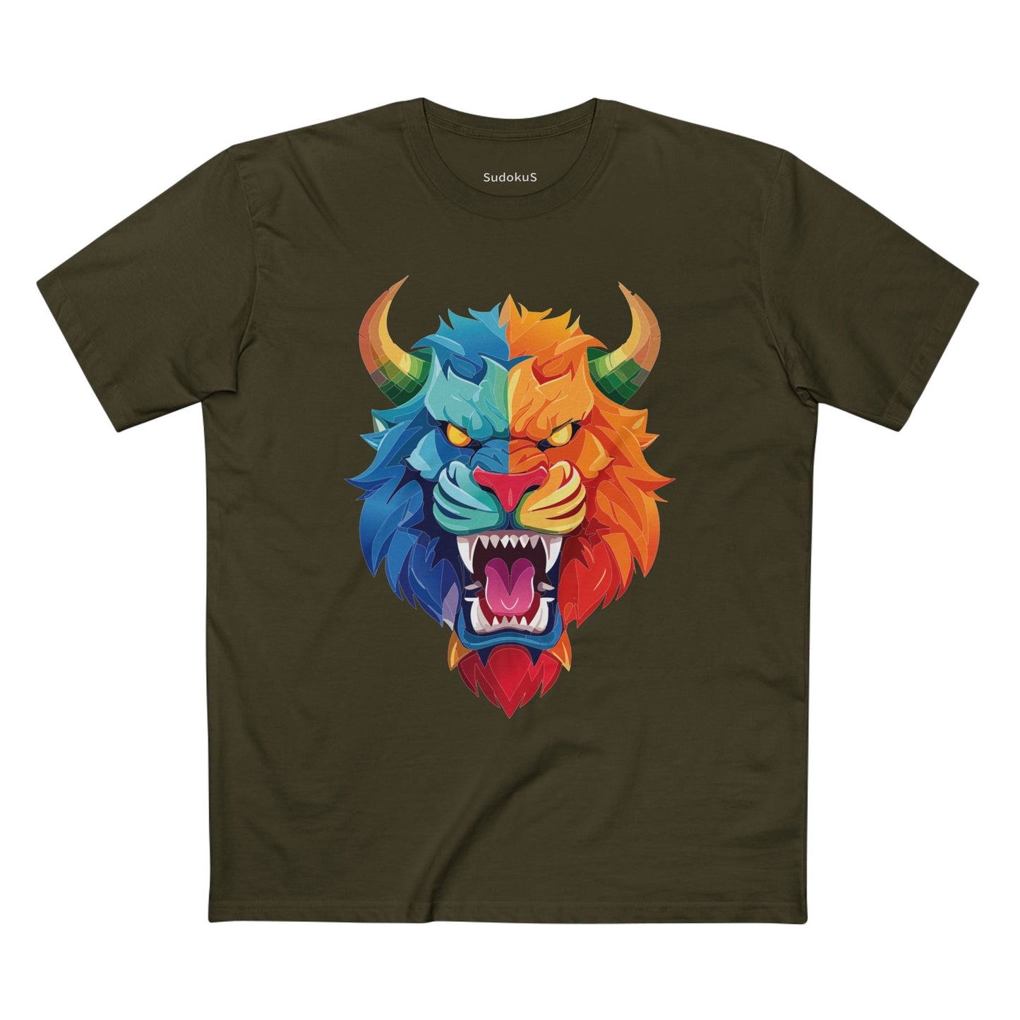 Cartoon Monsters Graphic Unisex 100 Cotton Staple Tee 17