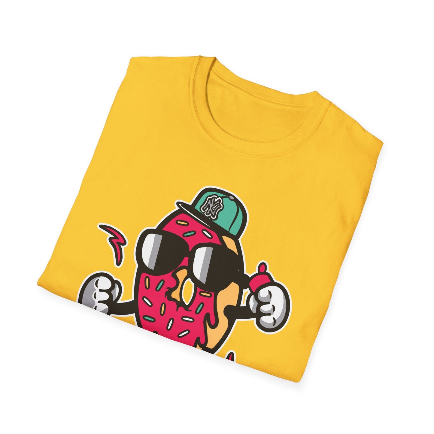 Cartoon T Shirt Animation Tee Funny Art Graphic Shirt Unisex Gildan Softstyle 64000