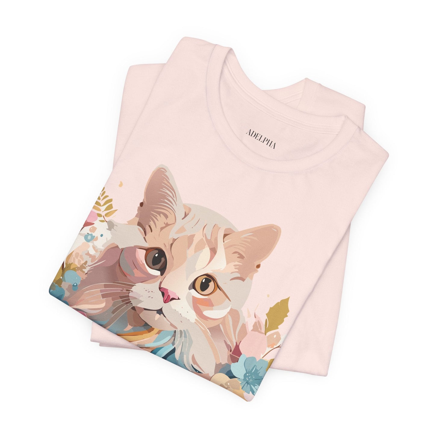 Cat Graphic Tee Unisex Shirt Adelpha Art Vintage Inspired Design