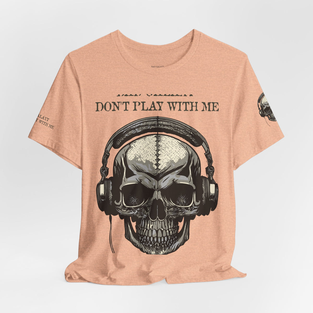 Skull Rock Graphic Unisex Cotton Bella+Canvas Tee with Art Design b45