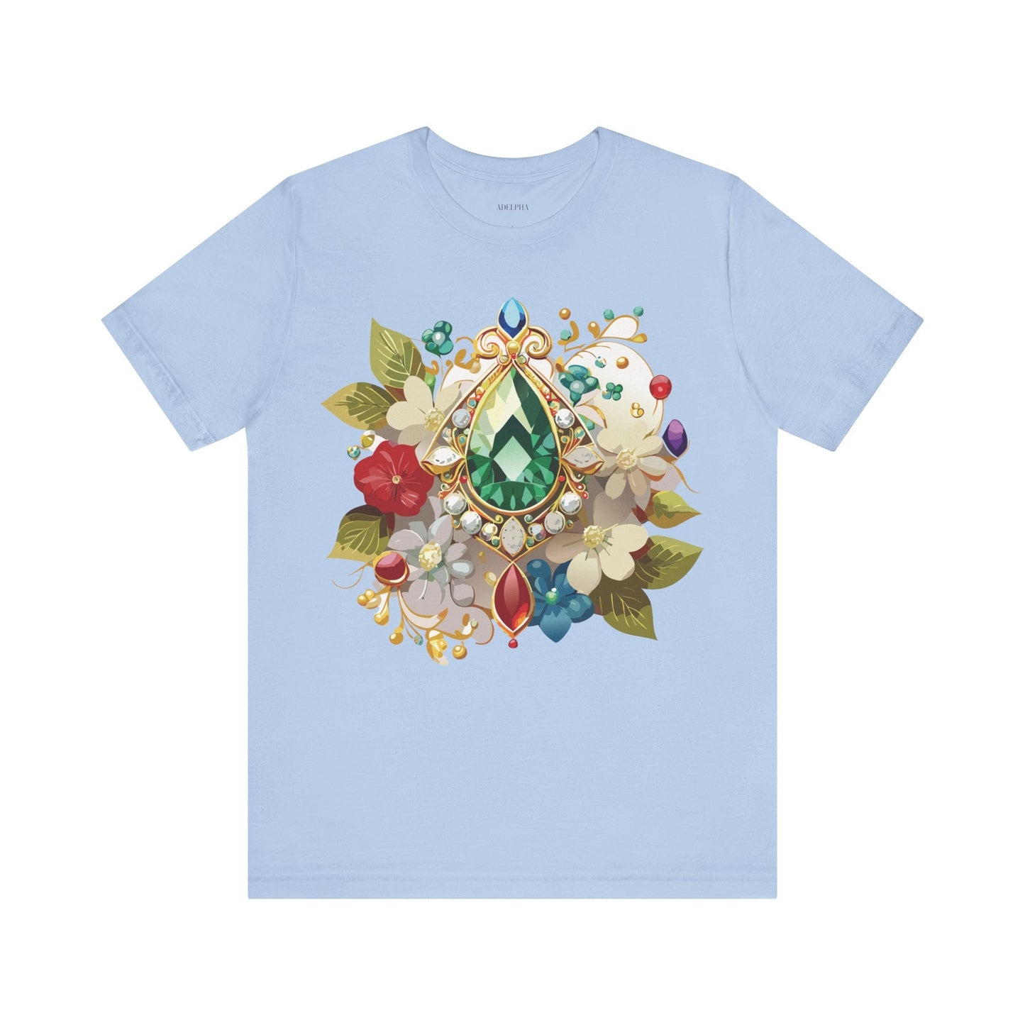 Adelpha Vintage Inspired Graphic Tee Unisex Jersey Short Sleeve Art Design Shirt