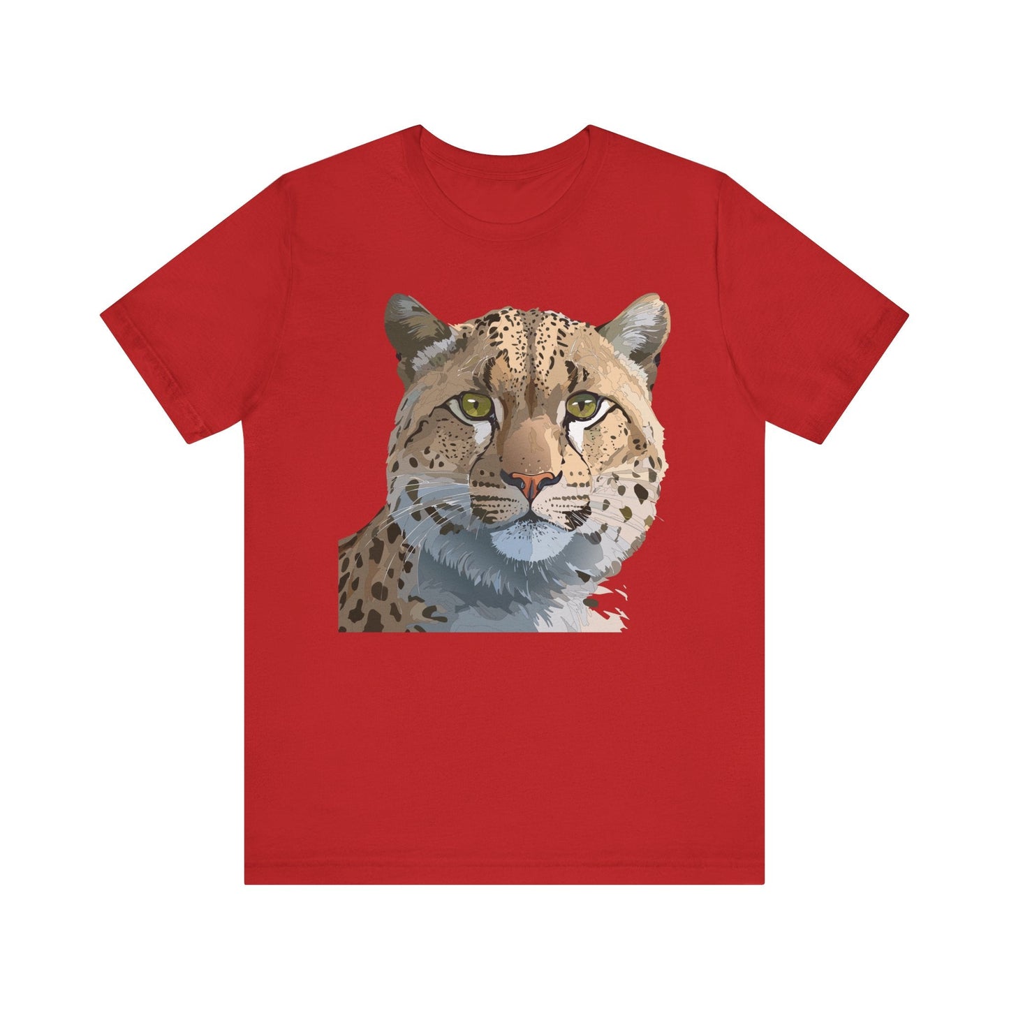 Unisex Animal Shirt With Animals Art Design Tee Short Sleeve Wildlife Print Tee Shirt