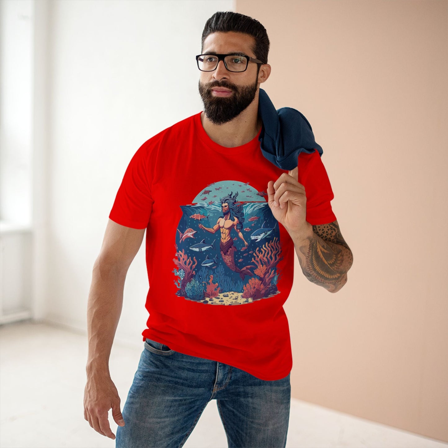 Ocean Shirt Ocean Pacific OP20 Unisex Premium Cotton Tee With Original Art Design Retro2Nova