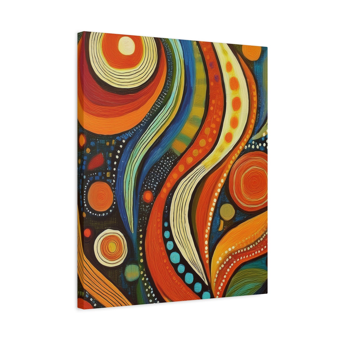 Abstract Oil Painting Print Canvas 20x24,20x30,24x30 24x32,24x36,30x40 32x48,36x48,40x60 Pine-Wood Inner Frame ABS-111