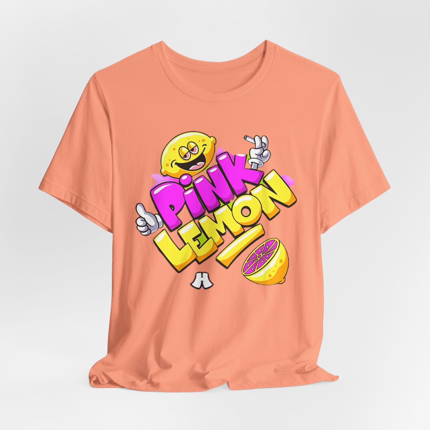 Lemon Graphic Tee, Graphic T-Shirt, Funny Lemon Shirt, Cute Cartoon Tees, Art T-Shirt, Art Design Tees