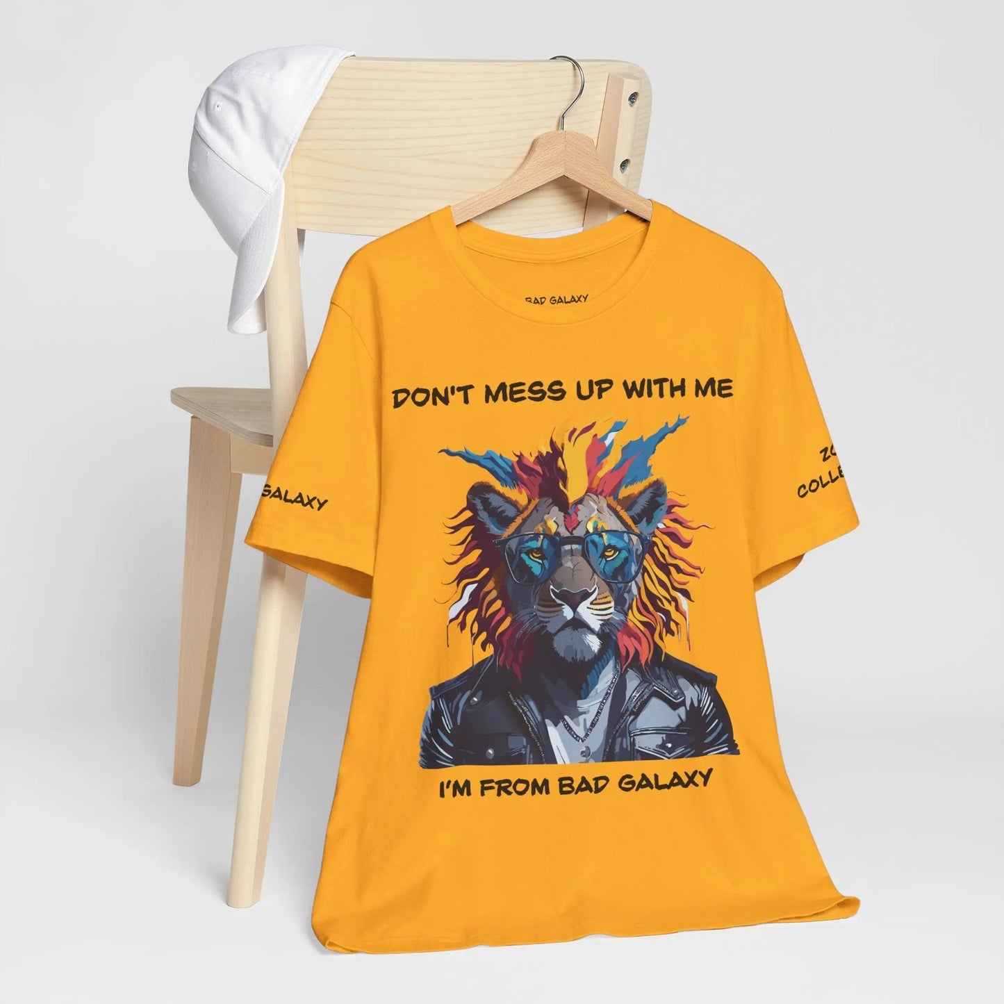 Animal T Shirt From Bad Galaxy Made To Order 100 Percent Cotton Eco Friendly Ink Free Shipping