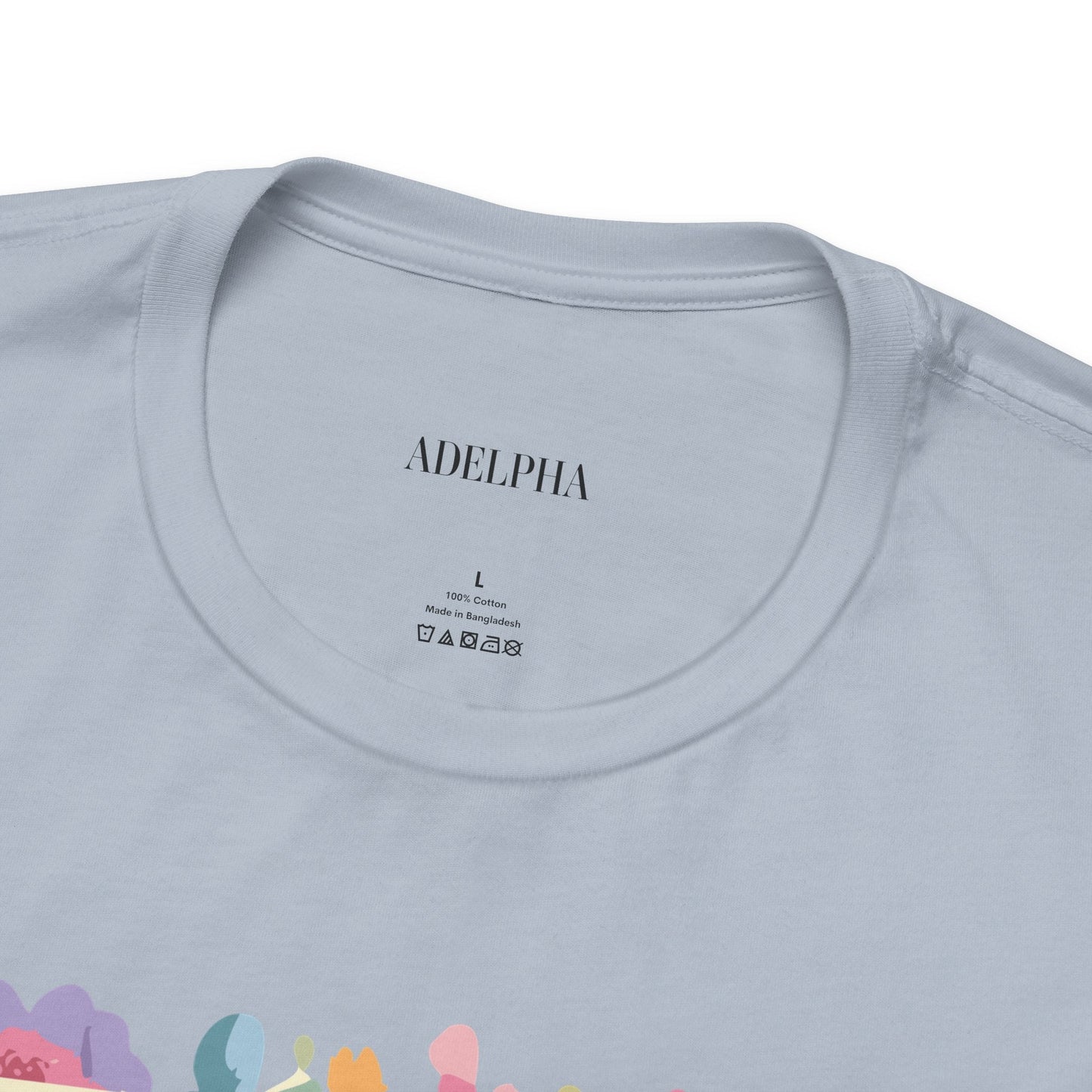 Adelpha Letter R Graphic Tee Unisex Short Sleeve Vintage Style Art Design Artwork Premium Fit