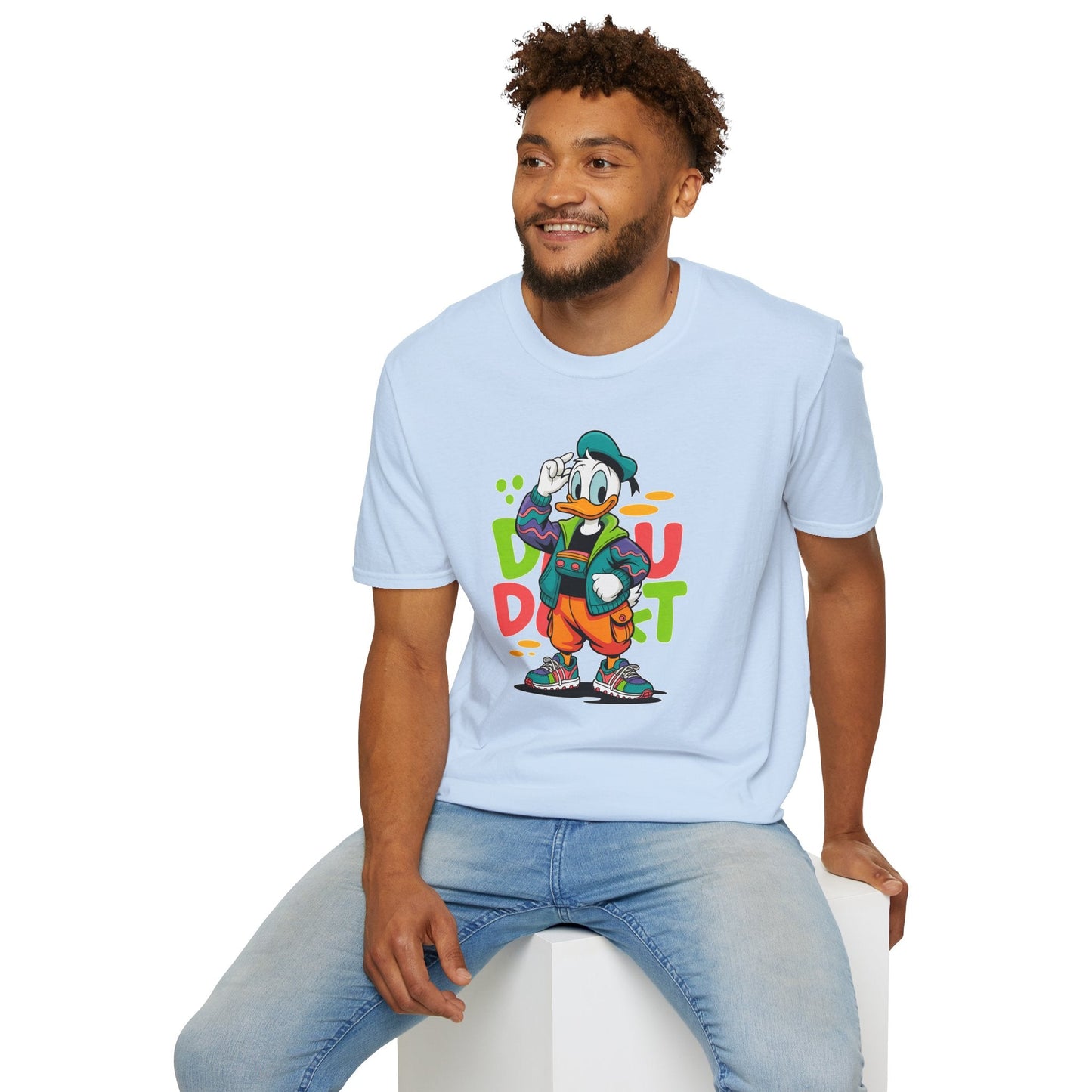 Gildan Softstyle Unisex Cartoon Animation T Shirt With Funny Animals Graphic Tee For Men Women
