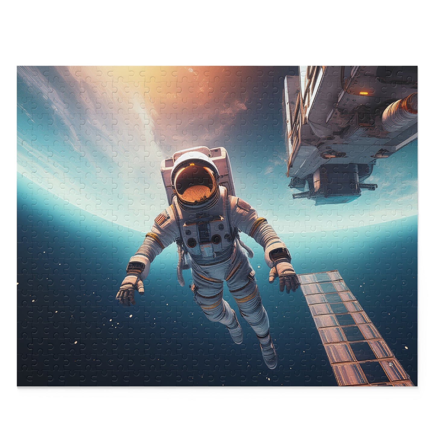 Astronaut Puzzle 500-Chipboard Pieces in Box | Kids Puzzles Size: 16" x 20",  Ages 9+ and Family pn48