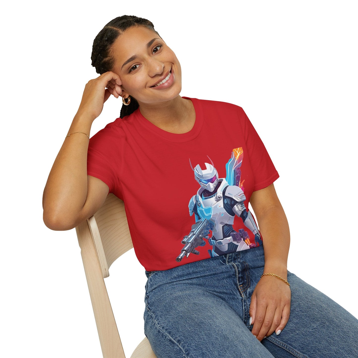 Robocop Graphic Unisex Cotton With Cyber Man Artwork Tee 3