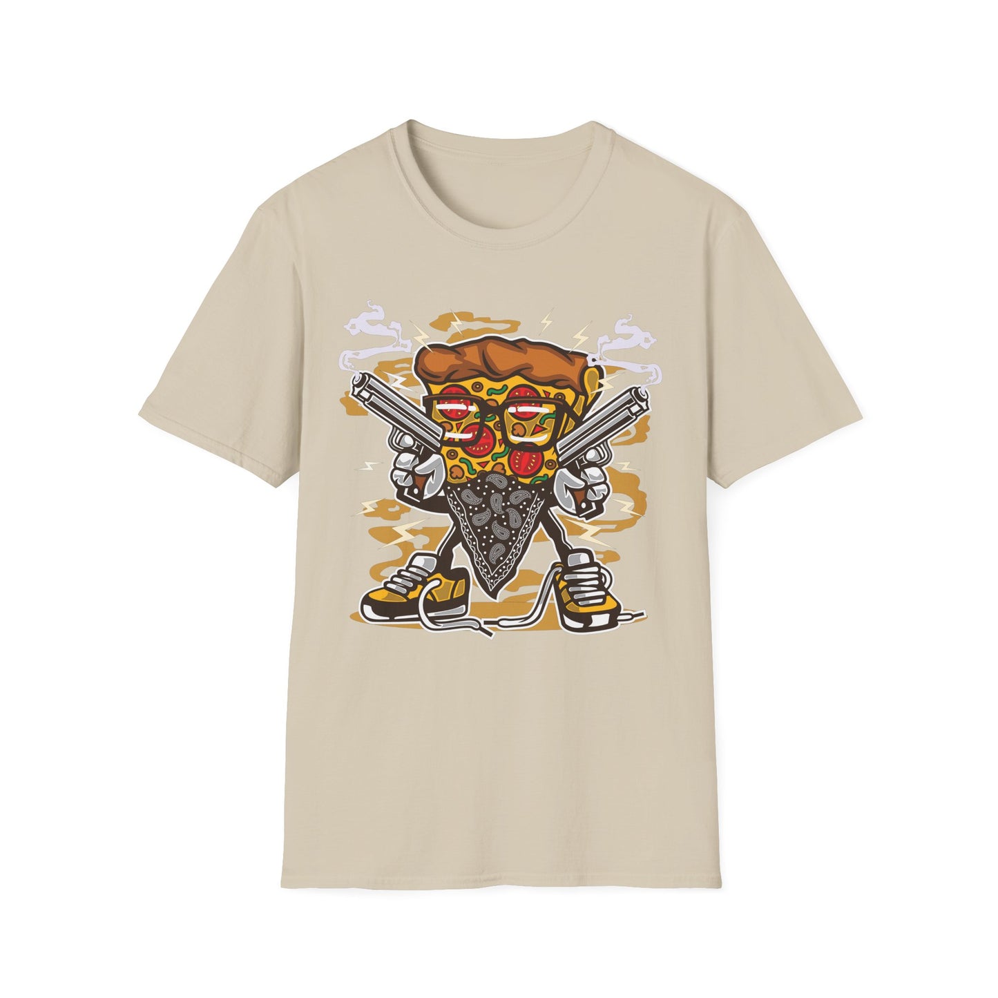Unisex Cotton T-Shirt with Cartoon Graphic Design