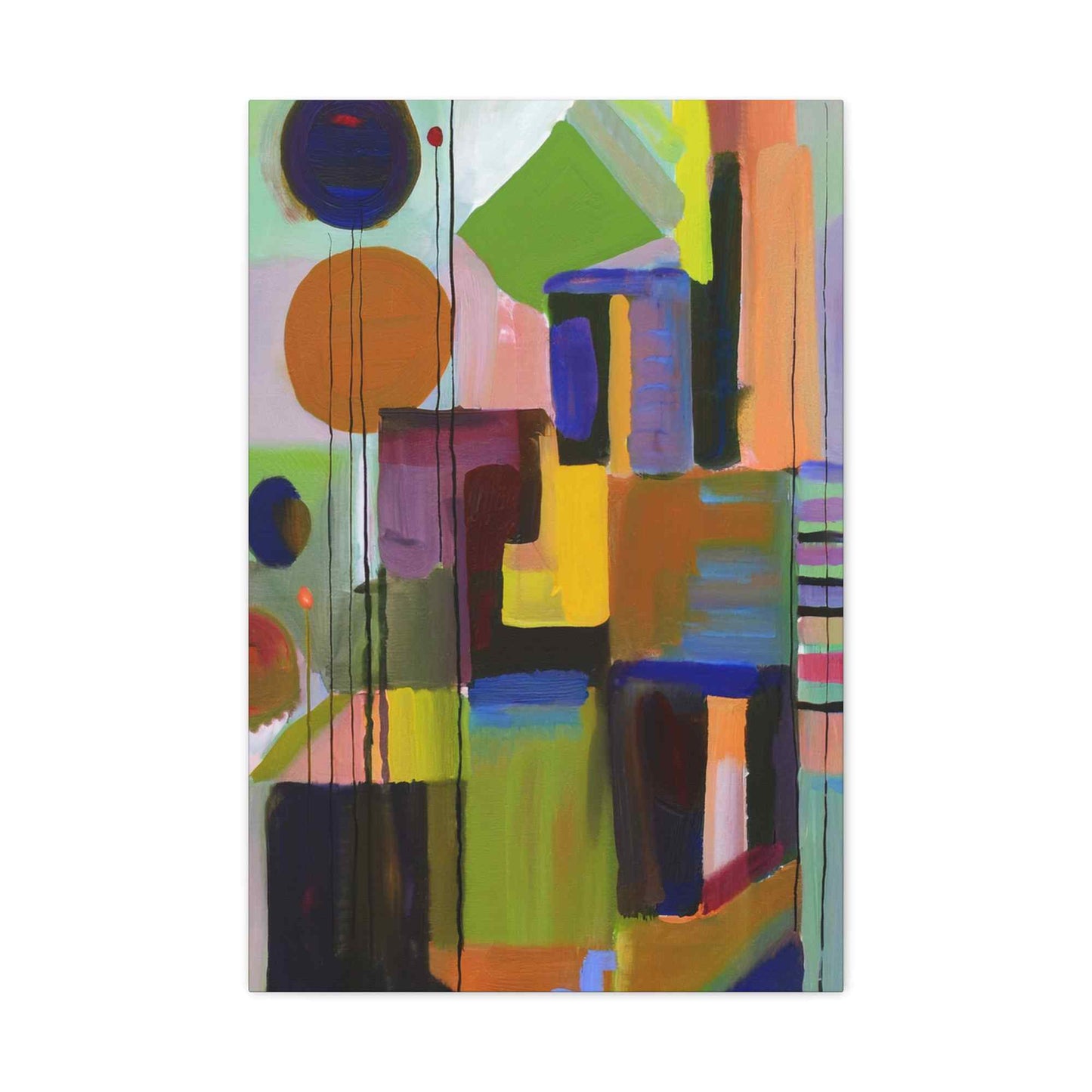 Abstract Painting Print Canvas 20x24,20x30,24x30, 24x32,24x36,30x40, 32x48,36x48,40x60 Pine-Wood Inner Frame ABS-3