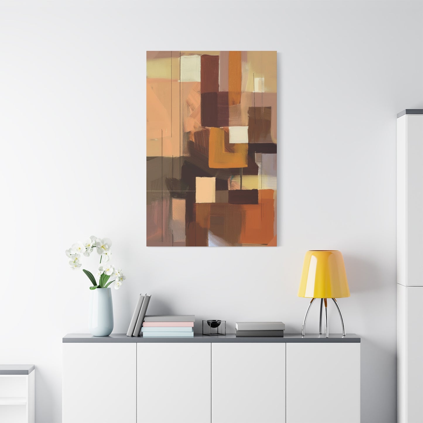 Abstract Geometric Painting Print Canvas 20x24,20x30,24x30 24x32,24x36,30x40 32x48,36x48,40x60 Pine-Wood Inner Frame ABS-49