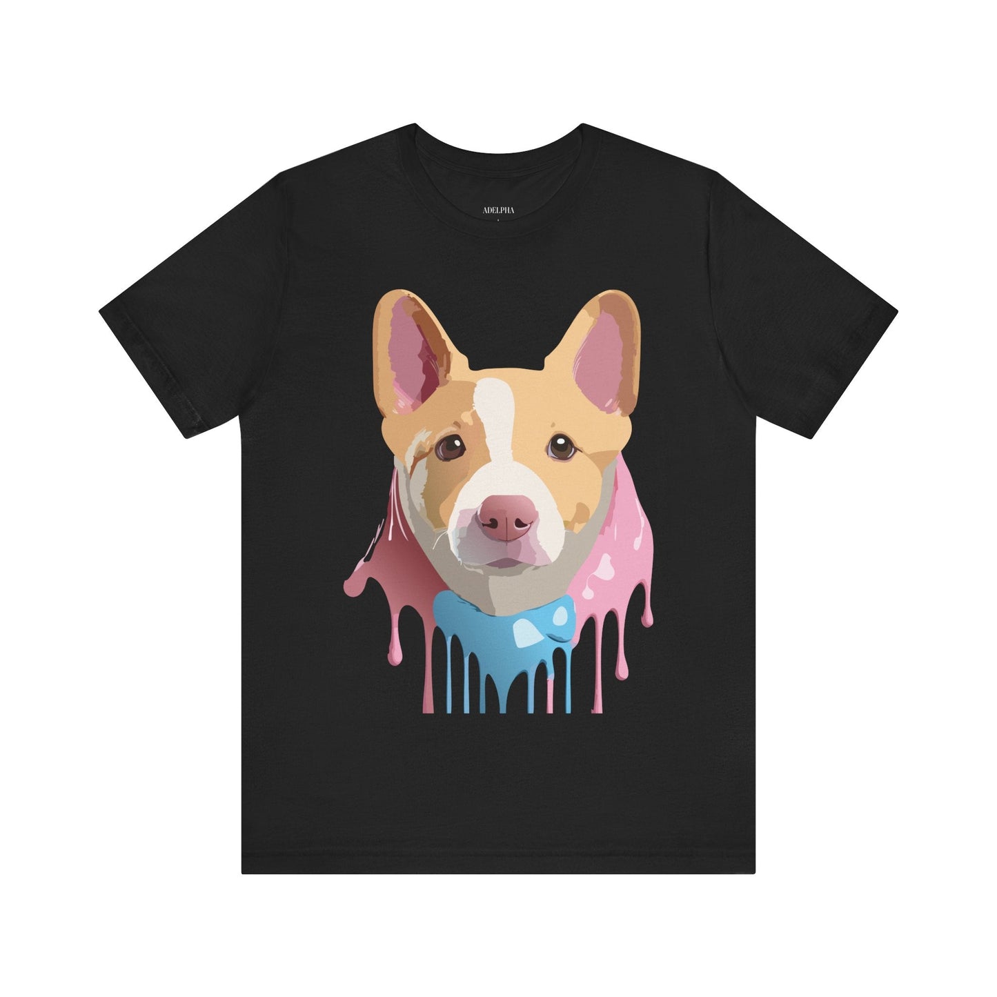 Adelpha Graphic Dog Shirt Unisex Vintage Inspired Tee Short Sleeve Comfort Wear Everyday