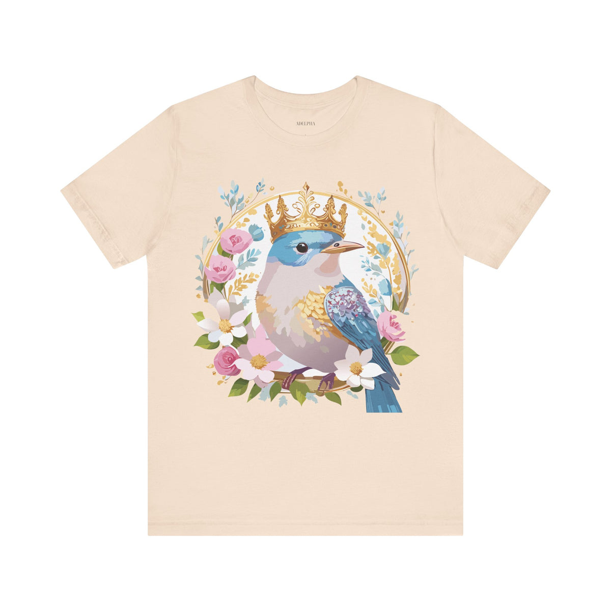 Medallion Graphic Unisex Cotton Bella+Canvas Tee with Art Design d52
