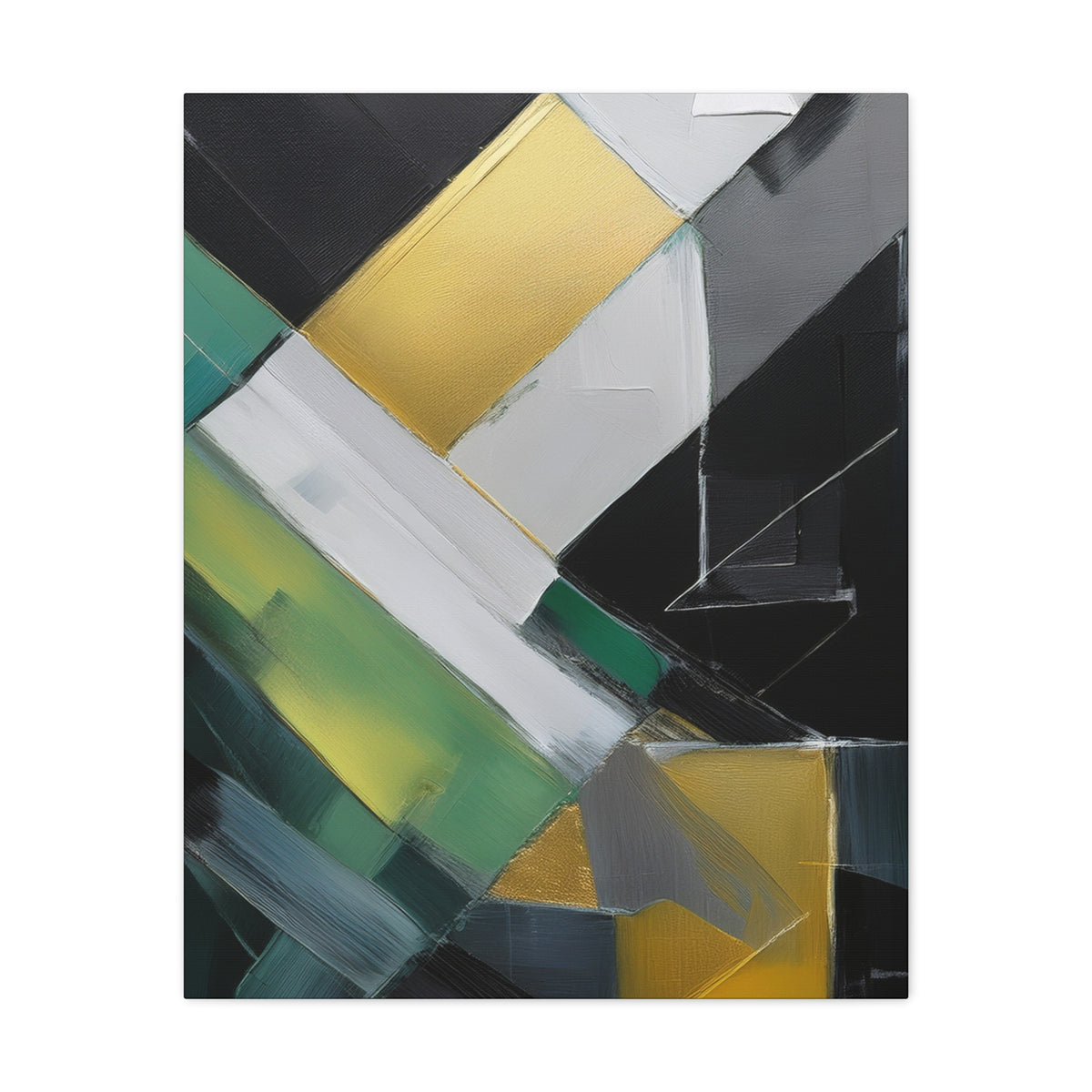 Abstract Geometric Painting Print Canvas 20x24,20x30,24x30 24x32,24x36,30x40 32x48,36x48,40x60 Pine-Wood Inner Frame ABS-78
