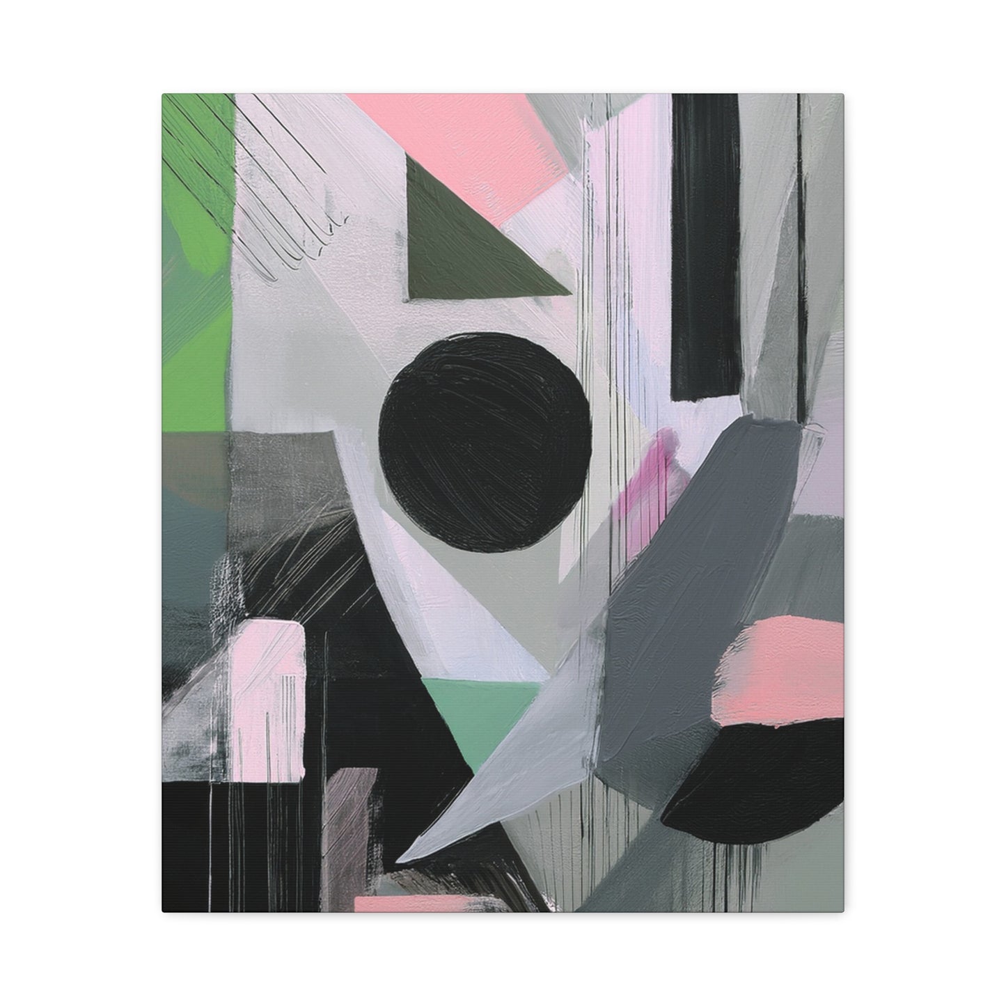 Abstract Geometric Painting Print Canvas 20x24,20x30,24x30 24x32,24x36,30x40 32x48,36x48,40x60 Pine-Wood Inner Frame ABS-40