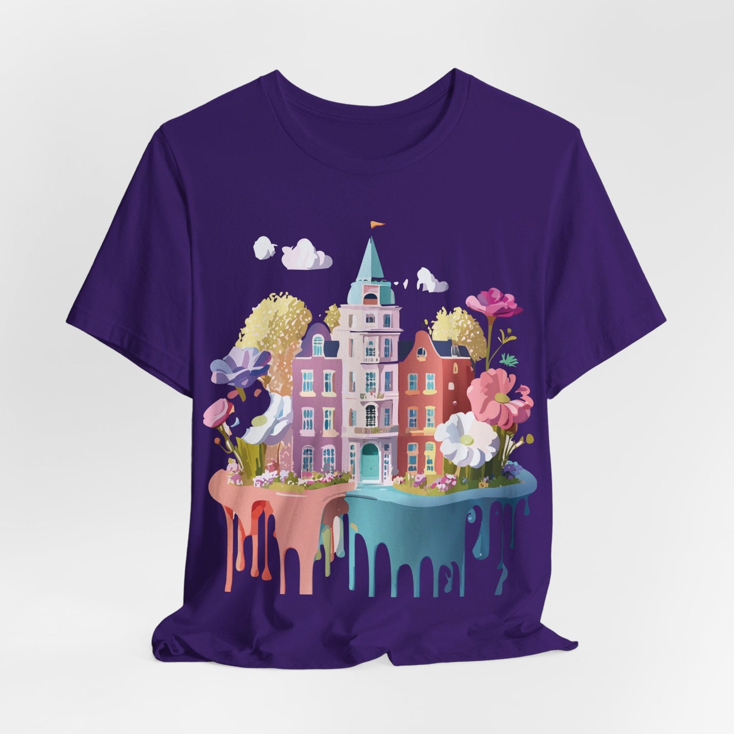 Amsterdam Tourist Shirt Unisex Graphic Tee Vintage Inspired Artwork Art Design By Adelpha