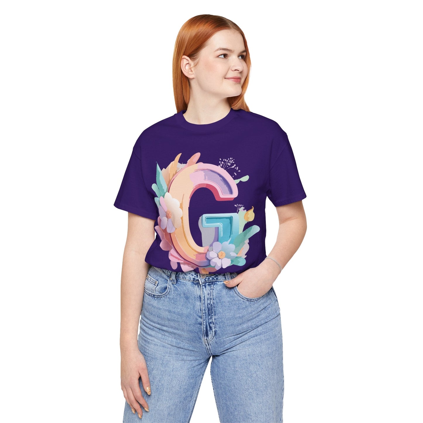 Letter G Shirt Unisex Graphic Tee by Adelpha Vintage Inspired Artwork for Everyday Style