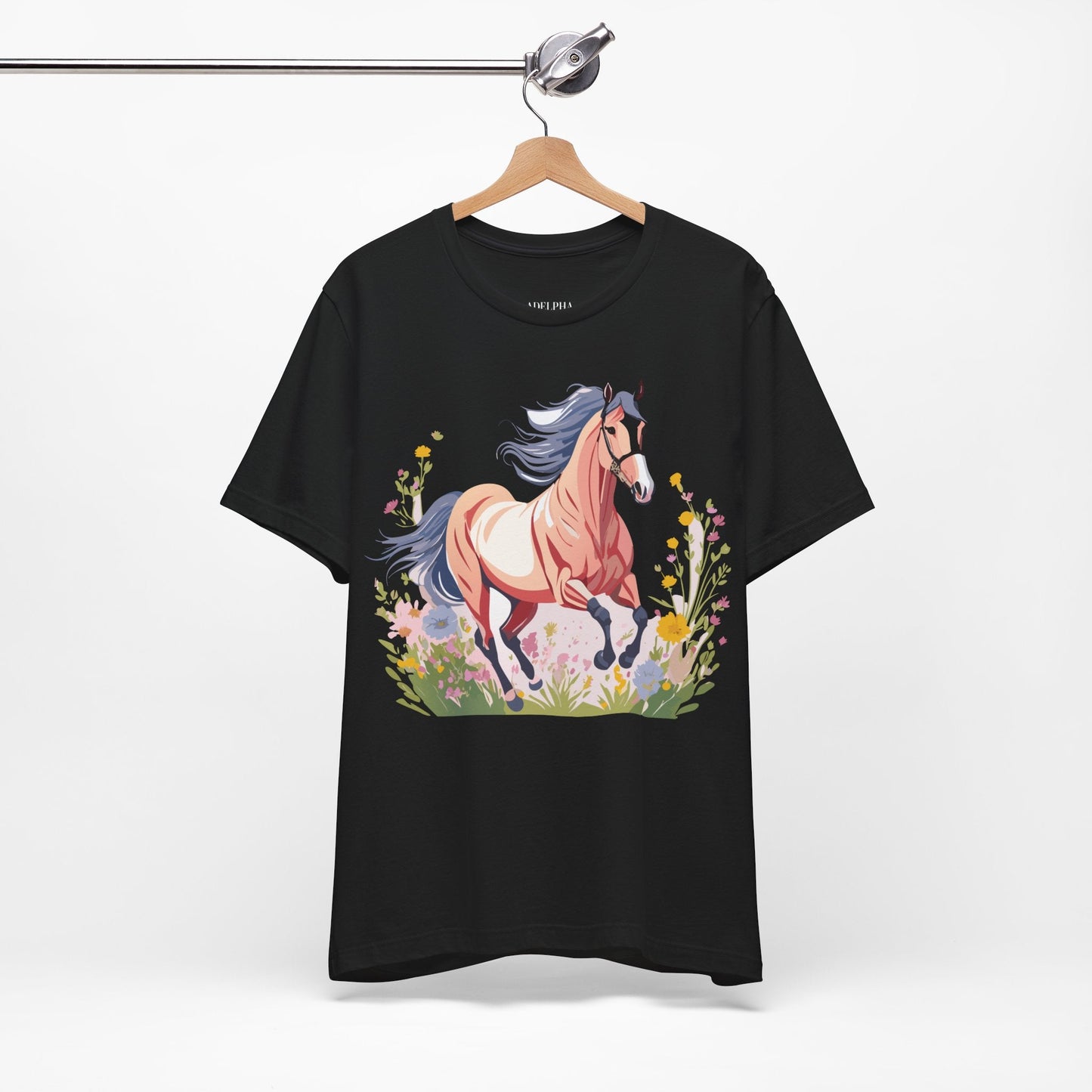 Horse Graphic Unisex 100 Cotton Vintage Animal Art T-Shirt 8