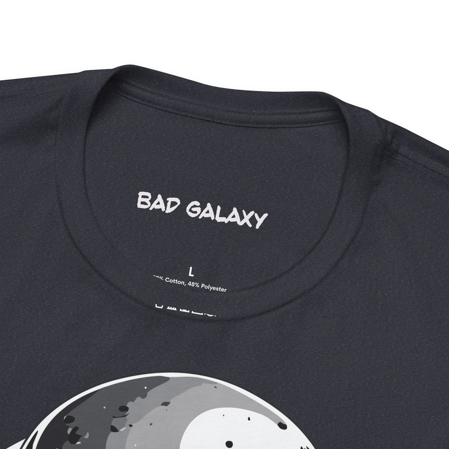 Alien Tee Shirt From Bad Galaxy 100 Percent Cotton Made to Order Eco Friendly Non Toxic Inks