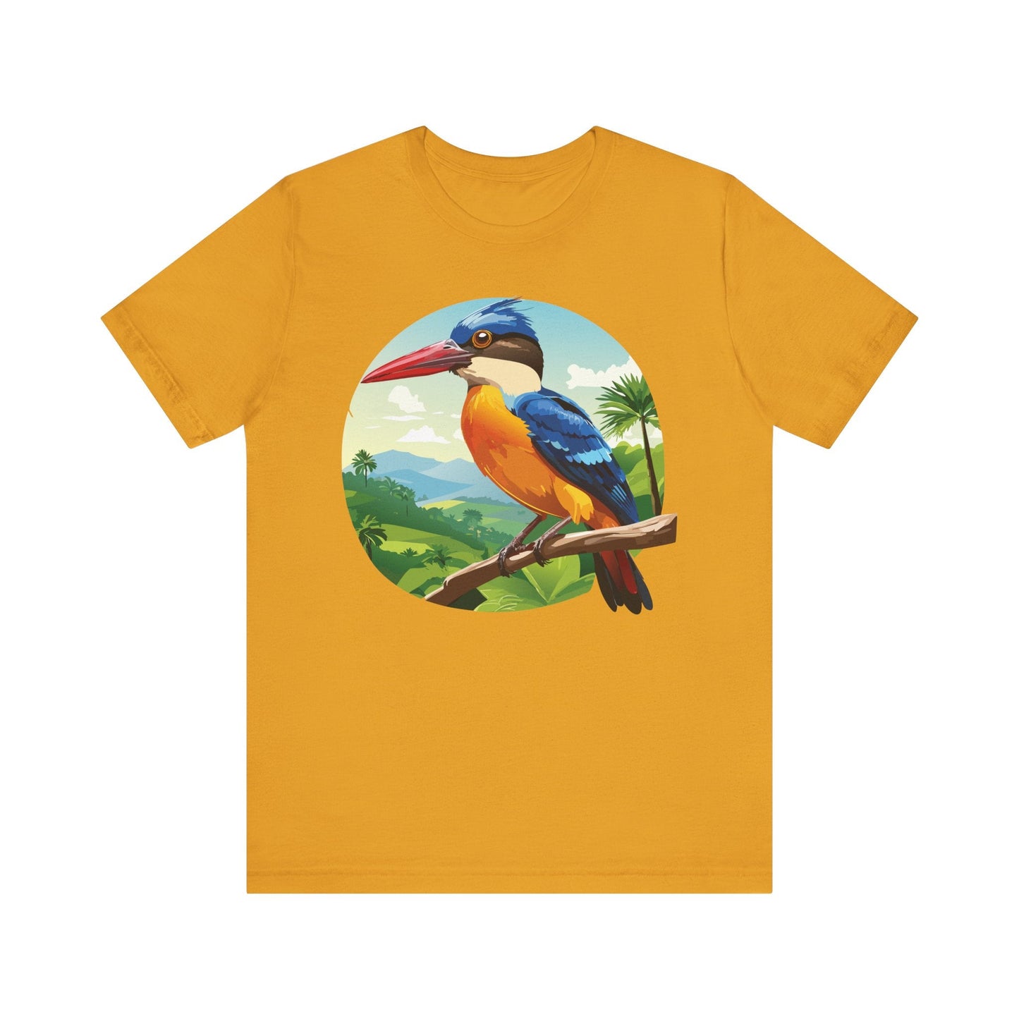 Unisex Animal Shirt With Art Design Featuring Wild Animals Jersey Short Sleeve Tee