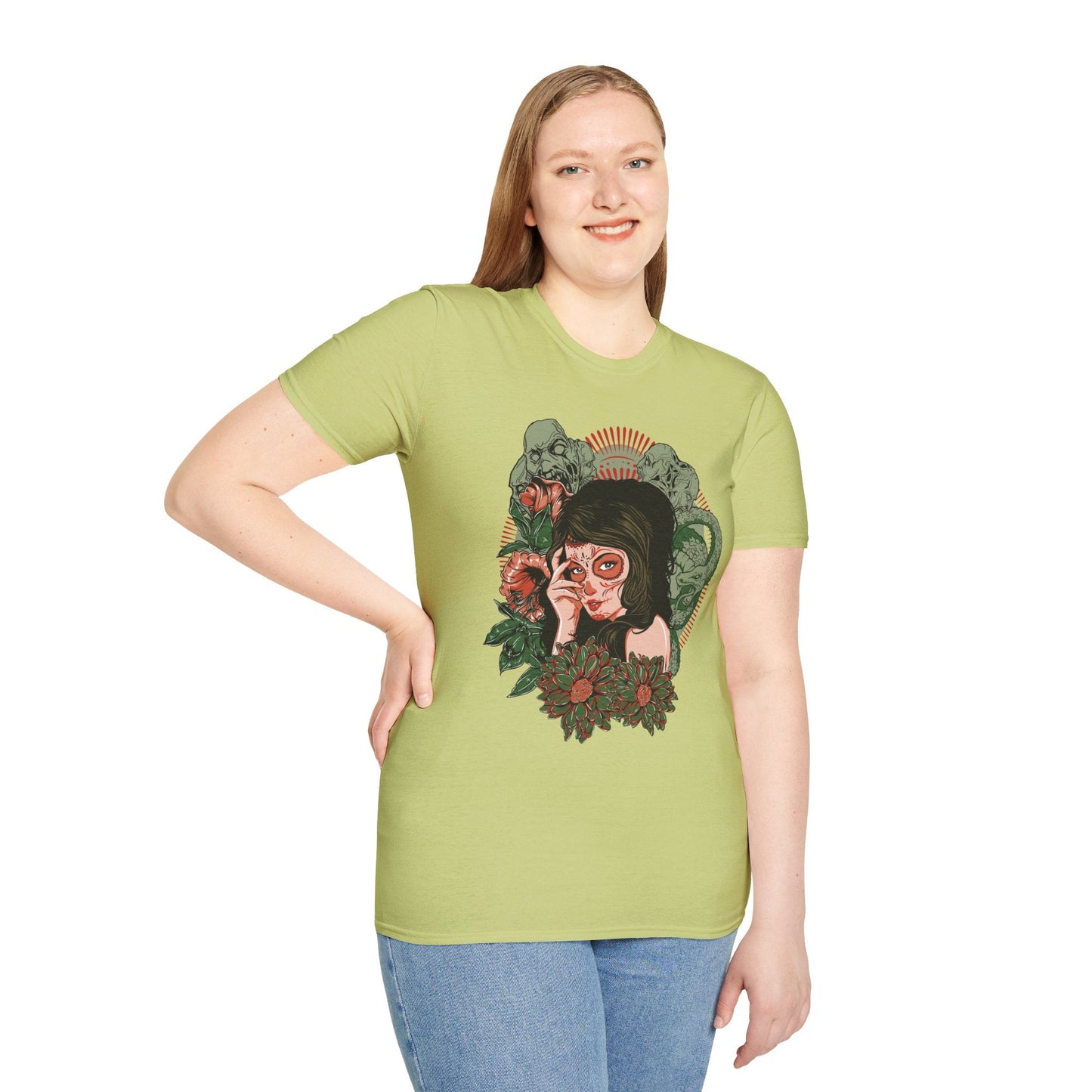 Art Design Graphic Tee Shirt Unisex Softstyle Cotton Art Shirt for Graphic Lovers