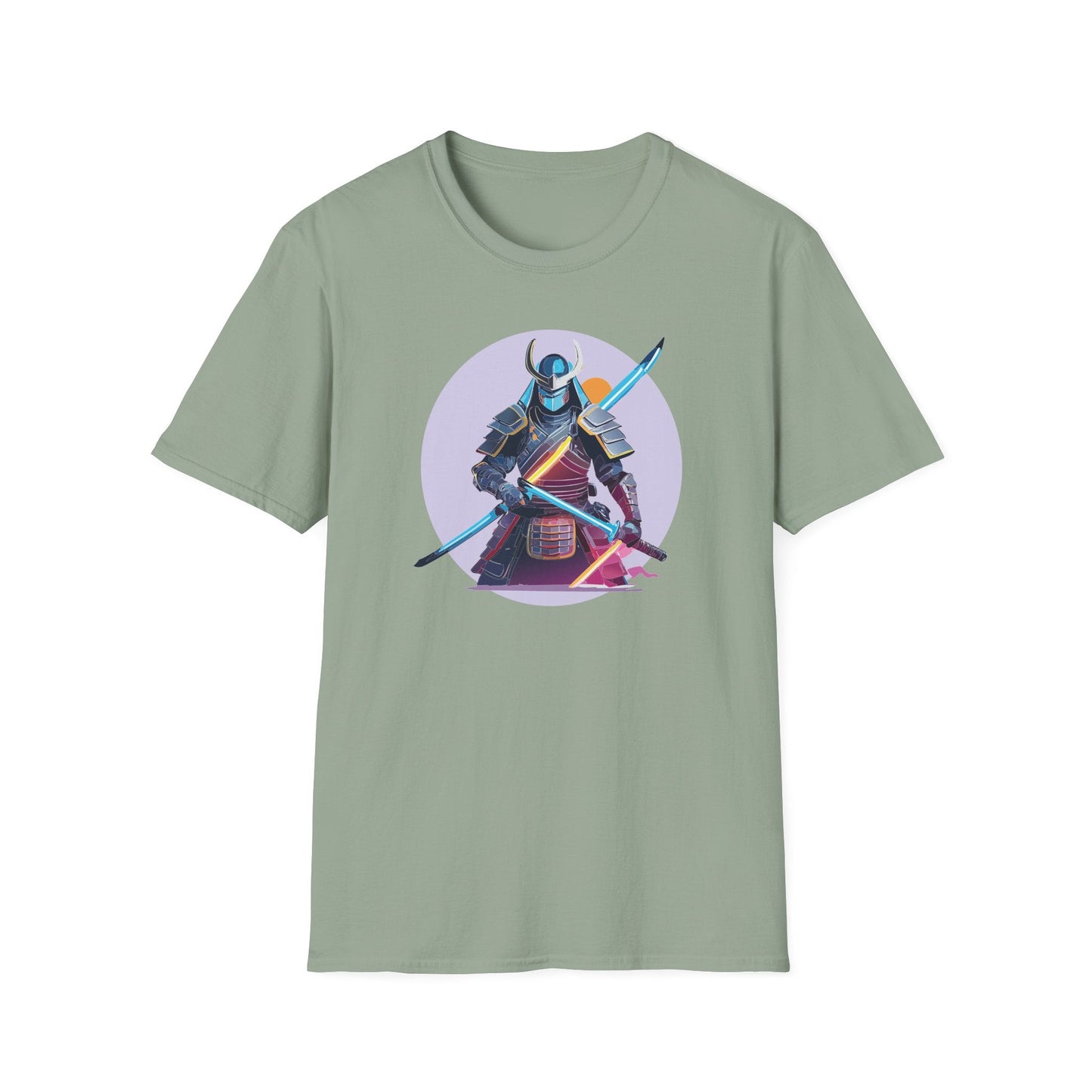 Samurai Shirt Unisex Gildan Softstyle Tee 100 Percent Cotton Lightweight Comfort