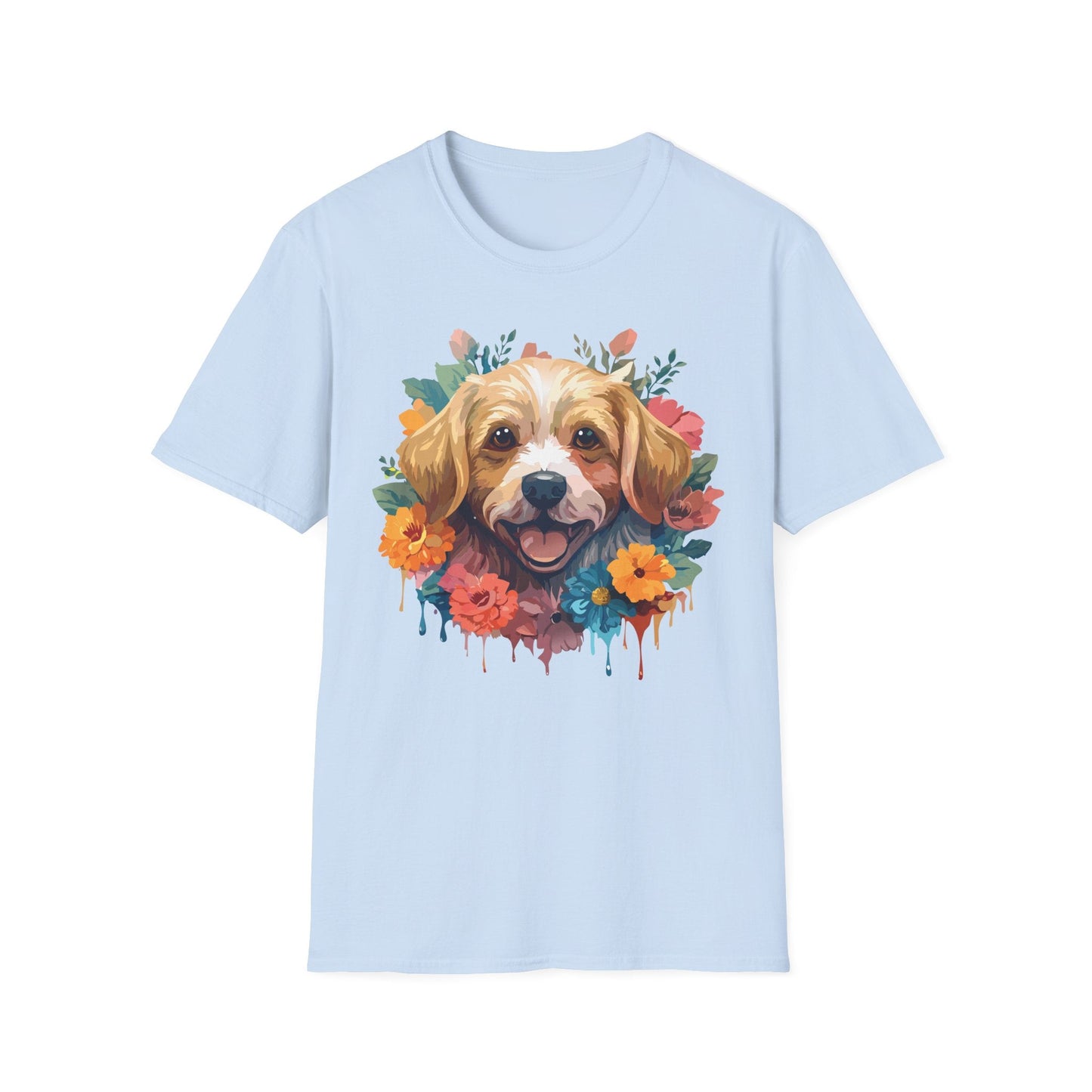 Dog Shirt Unisex Animal Tee Softstyle 64000 Gildan Cotton Tee