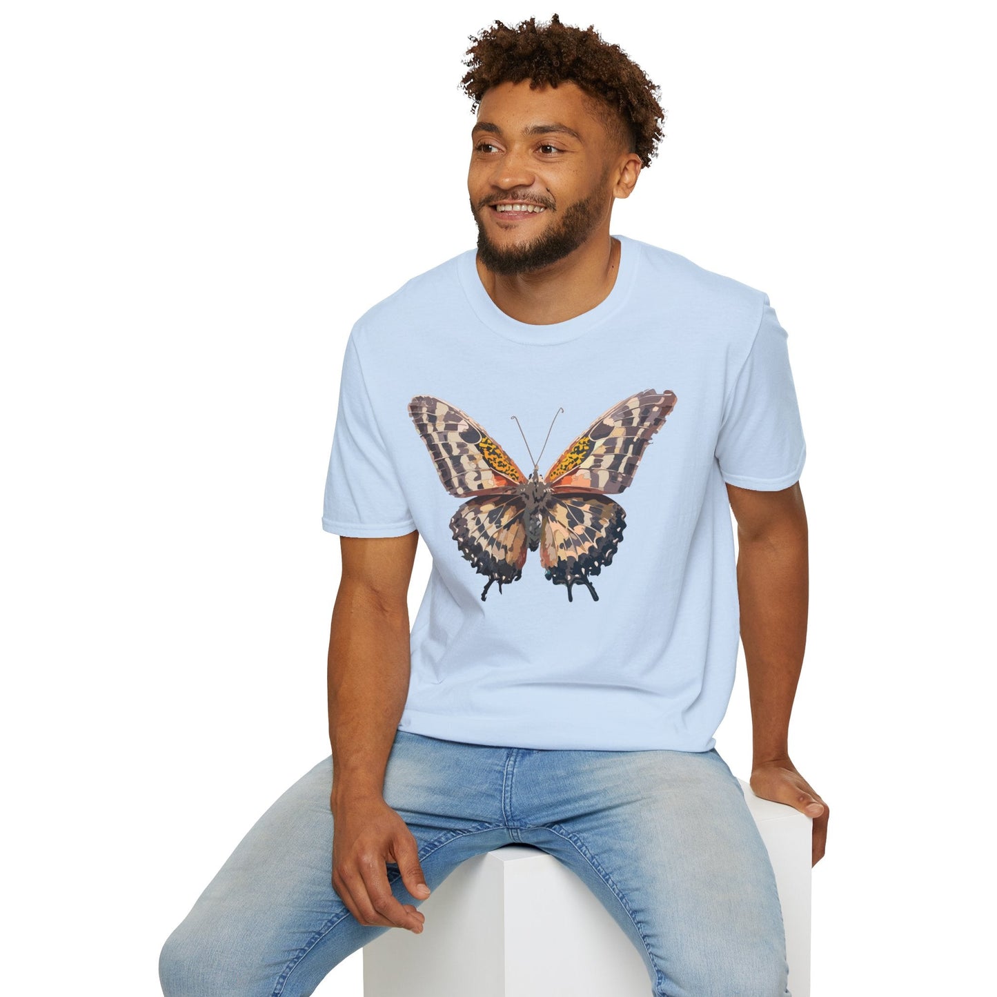 Butterfly Shirt Unisex Tee Monarch Butterfly Tee Softstyle Gildan 64000 Classic Fit