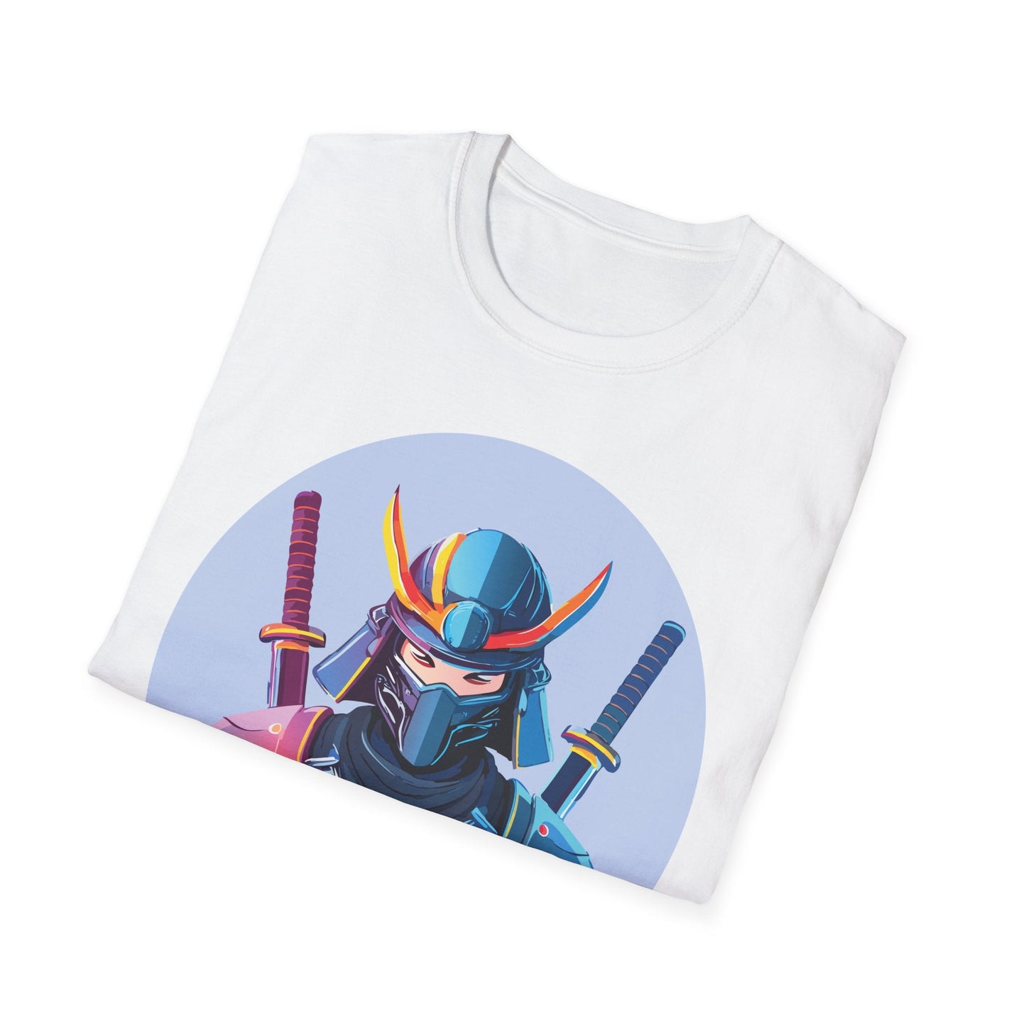 Samurai T Shirt Unisex Softstyle Gildan 64000 Breathable Cotton Tee For Everyday Wear