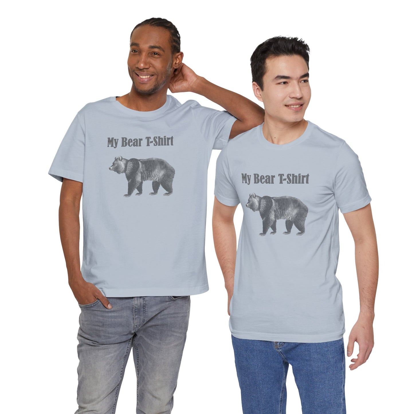 Camiseta unisex de algodón con estampado de animales