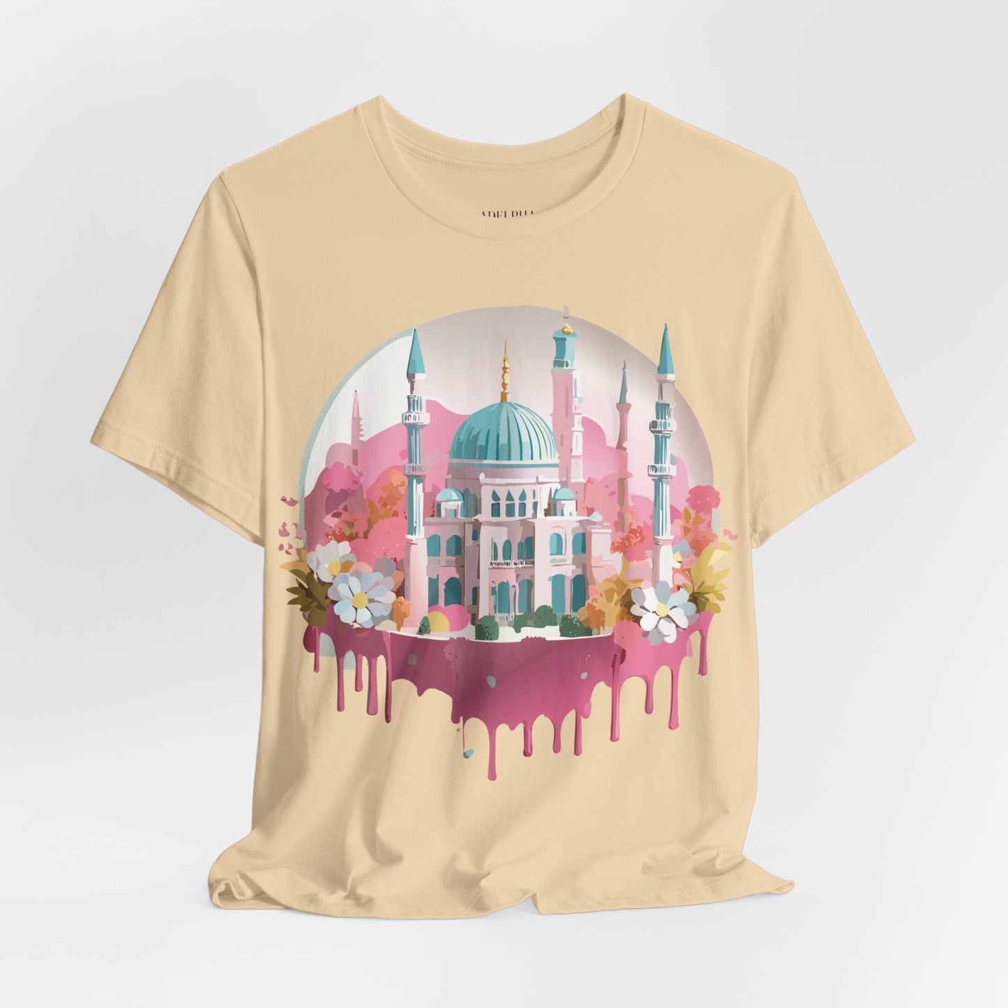 Istanbul Tourist Shirt Unisex Short Sleeve Graphic Tee Vintage Inspired Art Adelpha