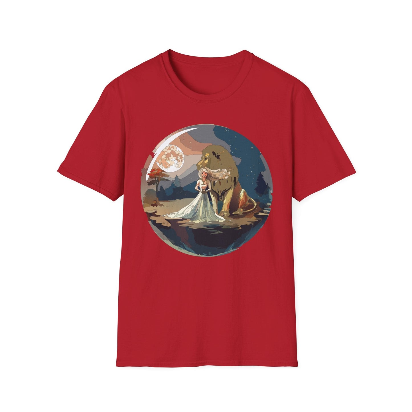 Womens Graphic T Shirt Art Design Unisex Softstyle 64000 Gildan Short Sleeve Tee