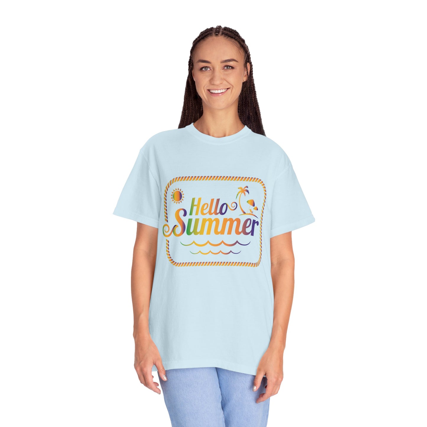 Unisex T-shirt with summer design