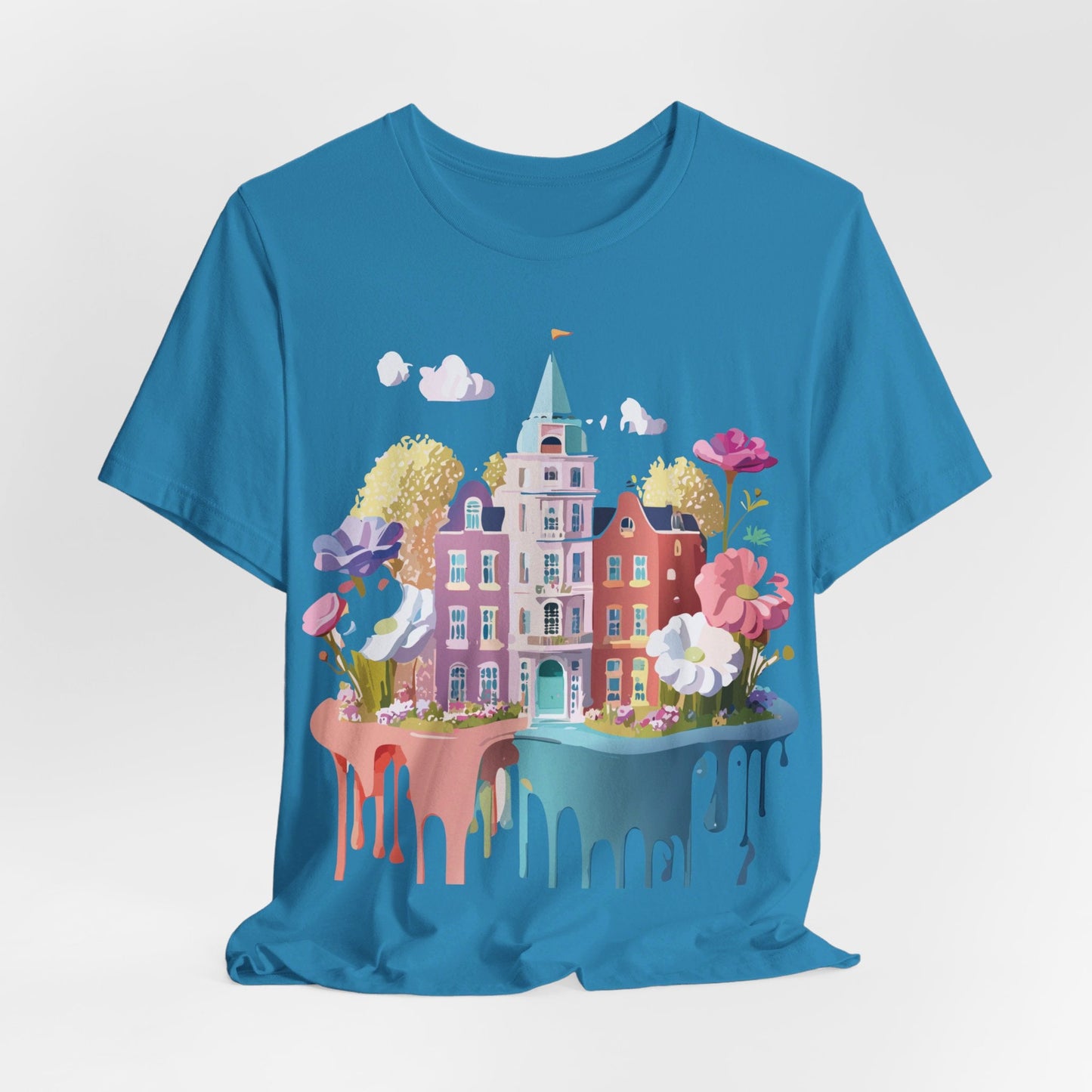 Amsterdam Tourist Shirt Unisex Graphic Tee Vintage Inspired Artwork Art Design By Adelpha
