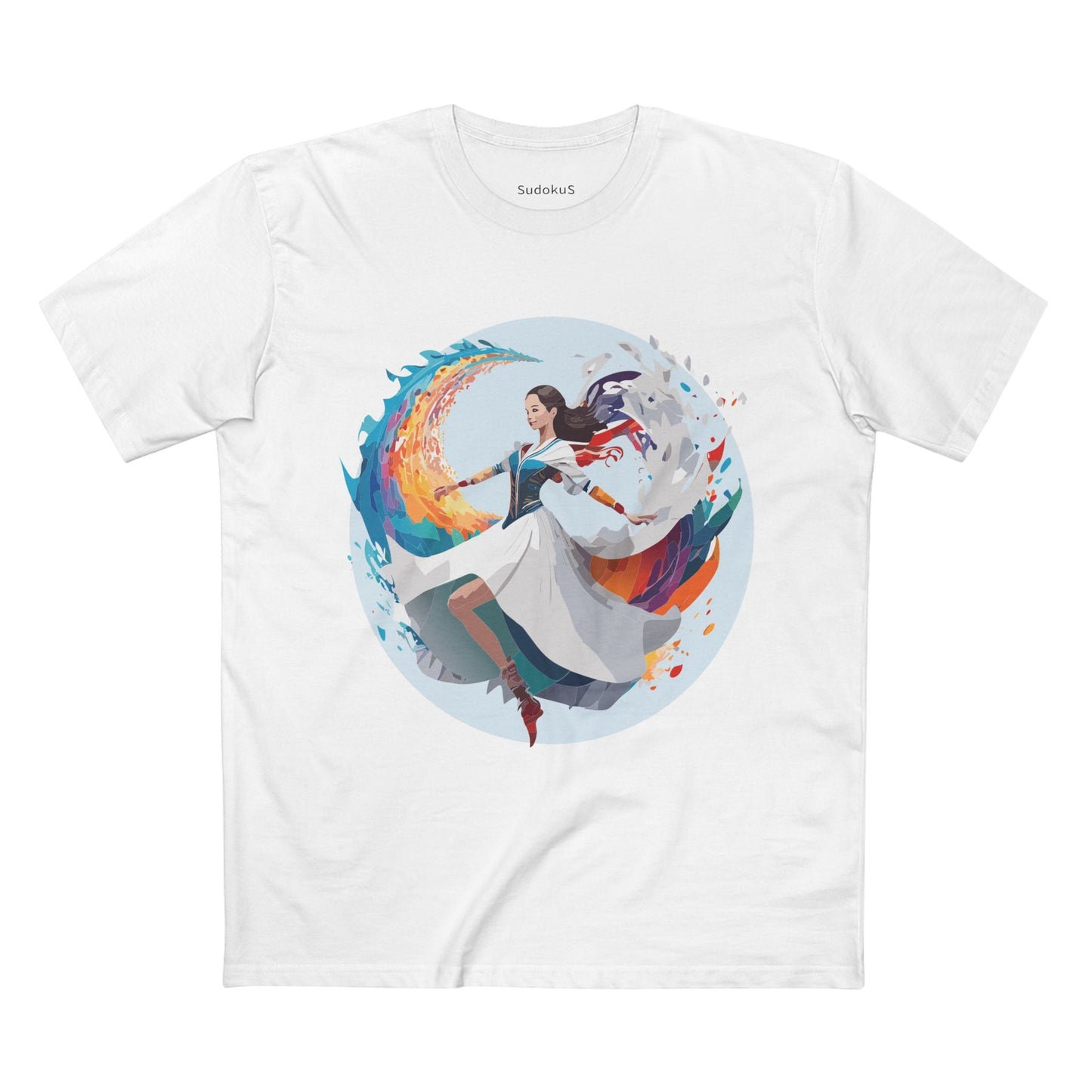 Dancer Graphic Unisex 100 Cotton Staple Tee 18