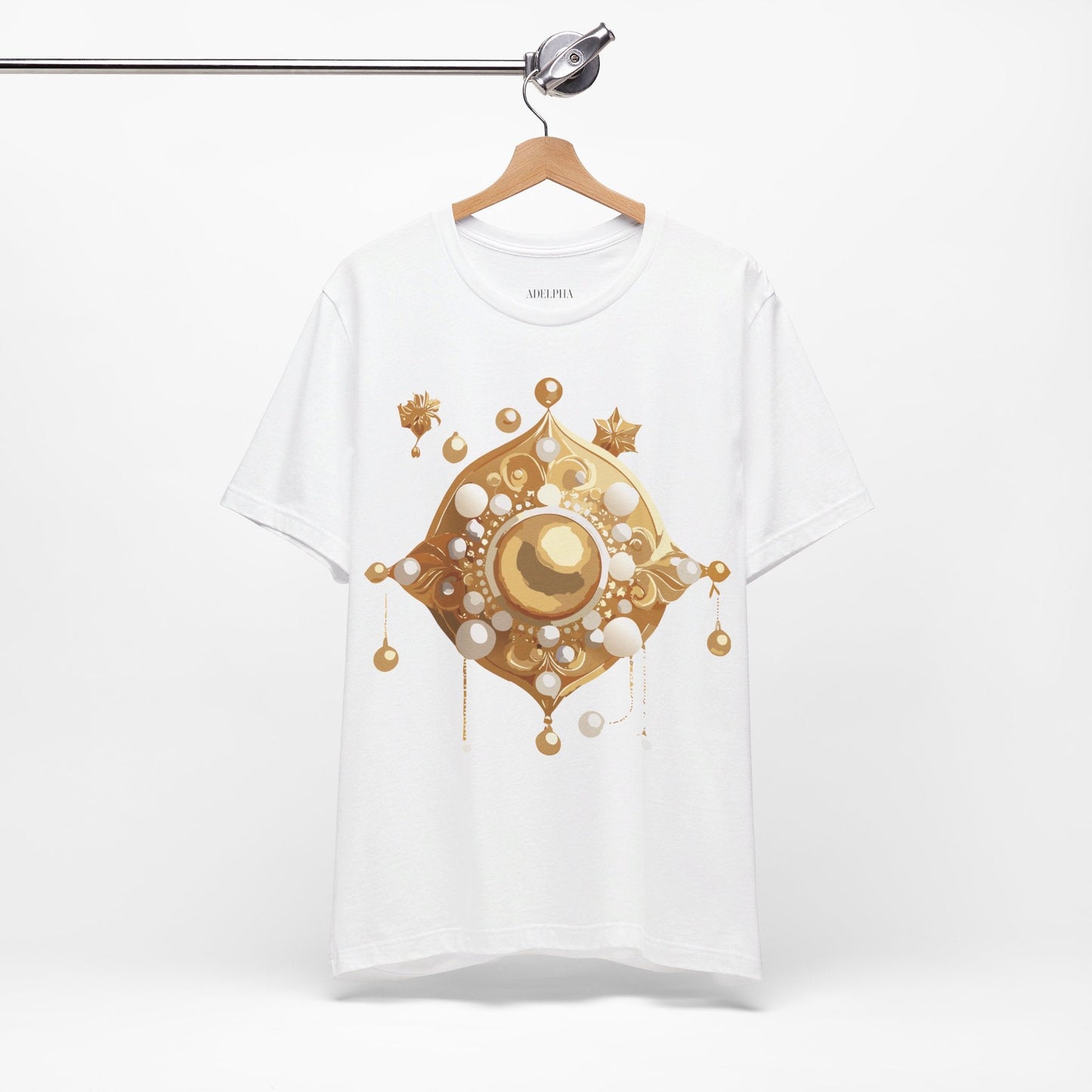 Jewelry Graphic Unisex 100 Cotton Vintage Treasure Art T-Shirt 32
