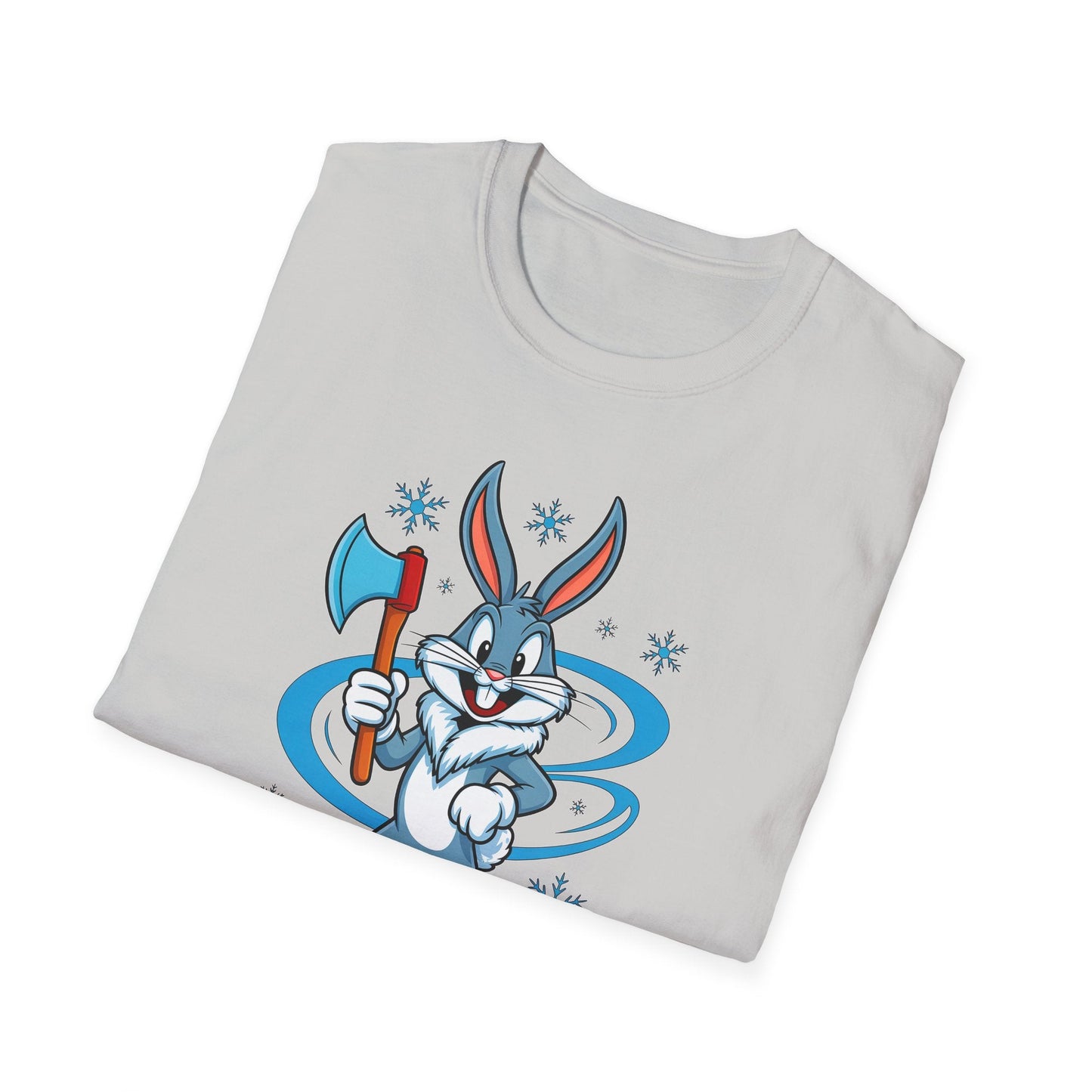 Bugs Bunny T Shirt Cartoon Print Unisex Softstyle Tee Gildan 64000 100 Percent Cotton