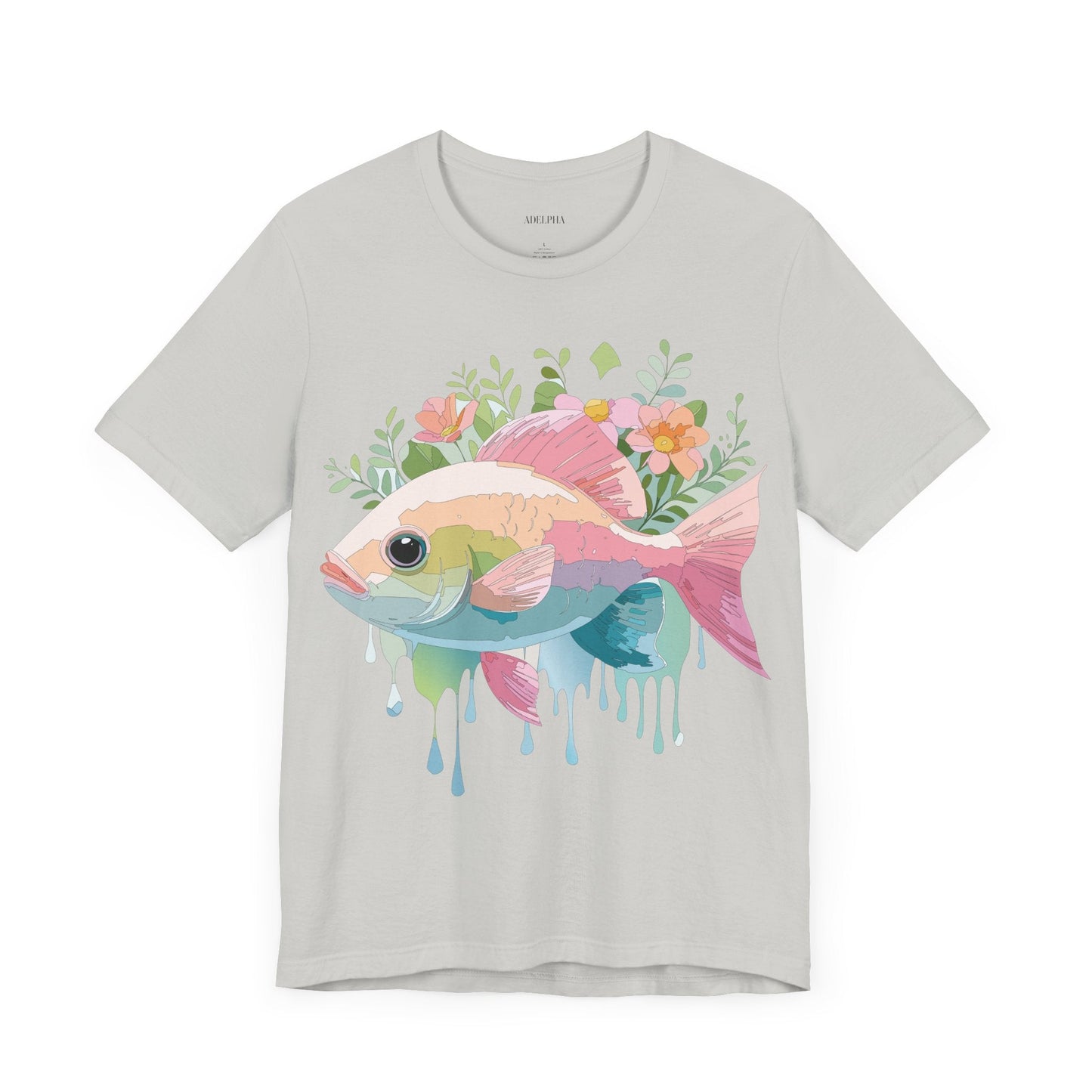 Fish Graphic Unisex 100 Cotton Vintage Artwork Tee 1