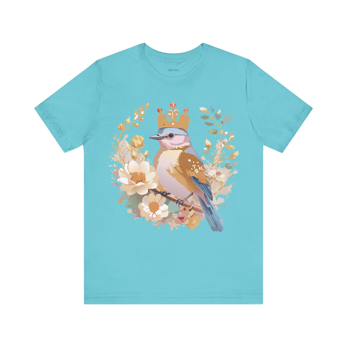 Medallion Graphic Unisex Cotton Bella+Canvas Tee with Art Design d42