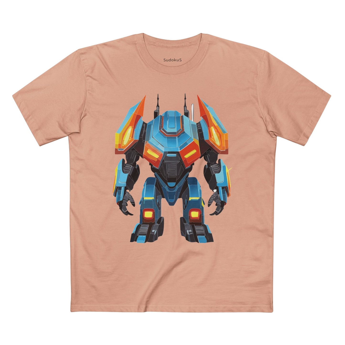 Cyborg Robot Graphic Unisex 100 Cotton Staple Tee 7
