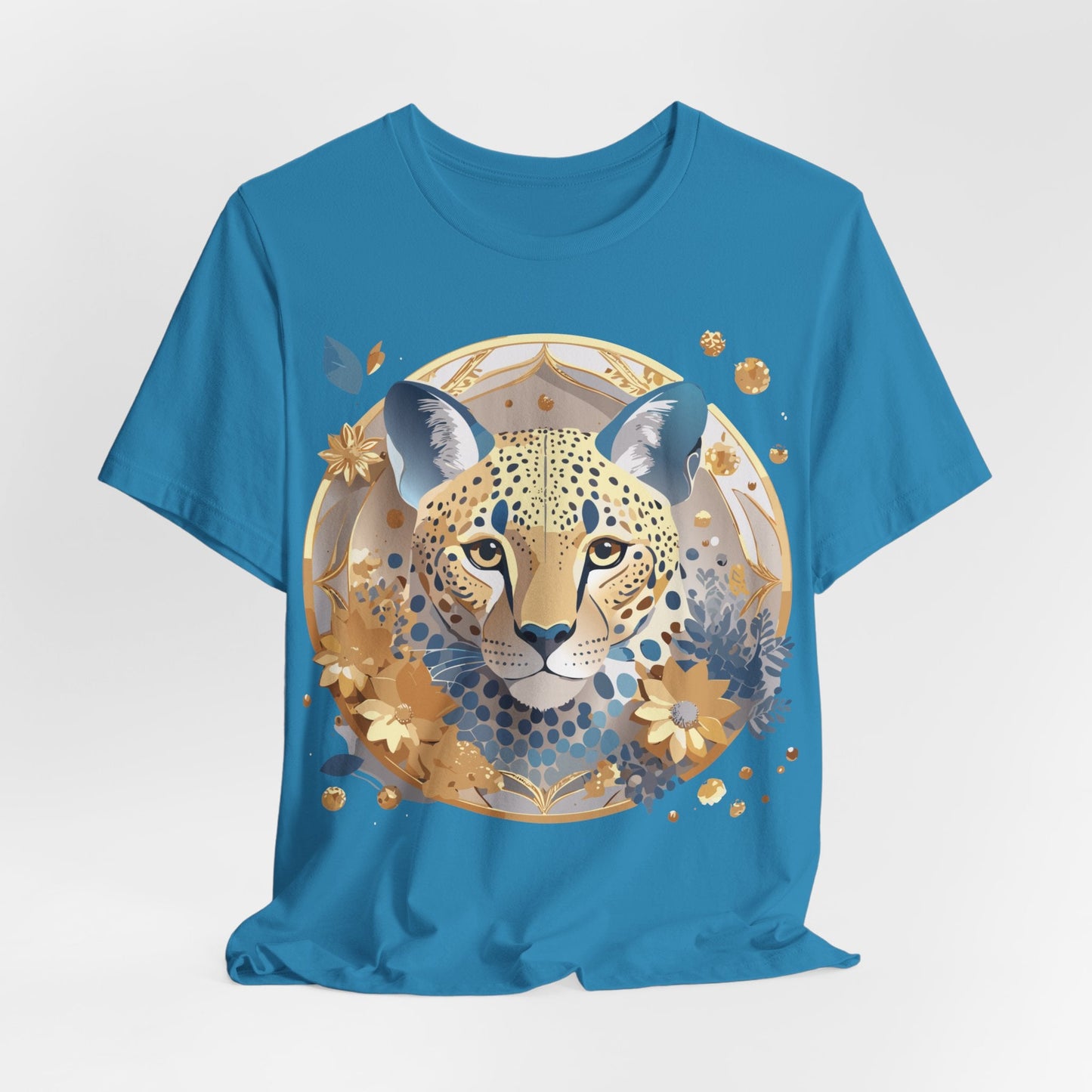 Adelpha Medallion Graphic Tee Unisex Short Sleeve Vintage Inspired Art Design Premium Cotton Jersey