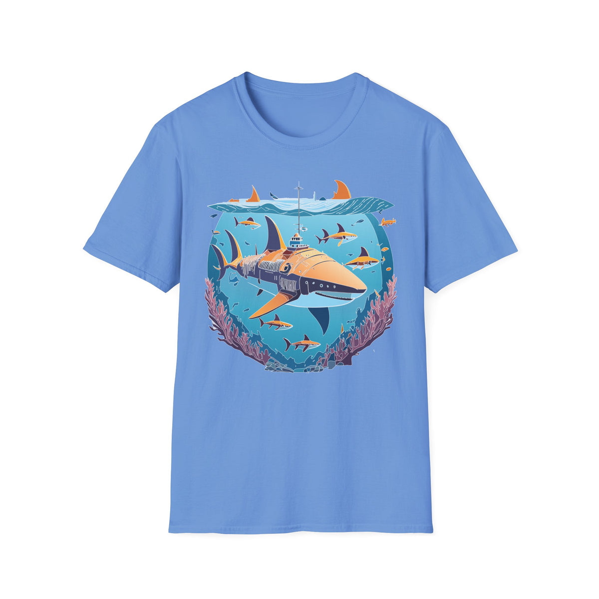 Ocean U boat Graphic Tee Gildan Unisex 100 Cotton Tee Shirt c28