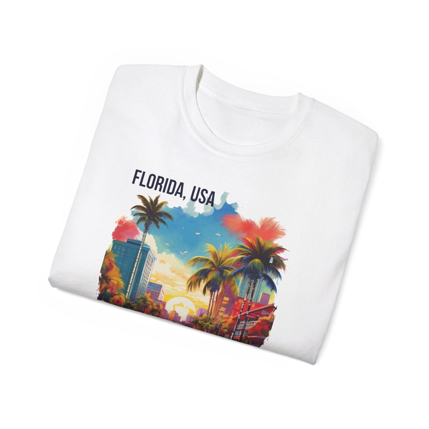 Florida Graphic Unisex Cotton T‑Shirt 1