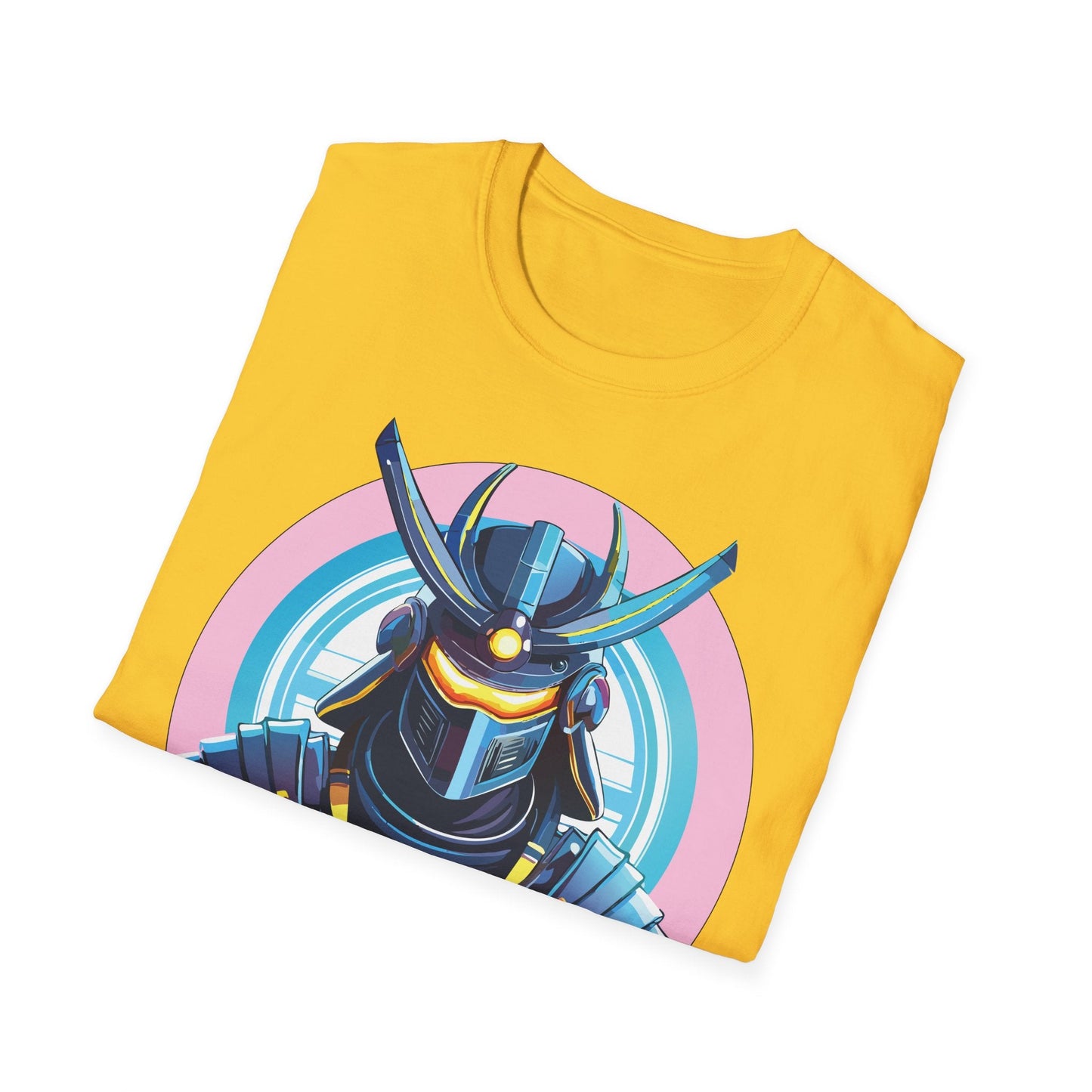 Samurai Shirt Unisex Gildan Softstyle 64000 Tee 100 Percent Ring Spun Cotton Breathable Lightweight