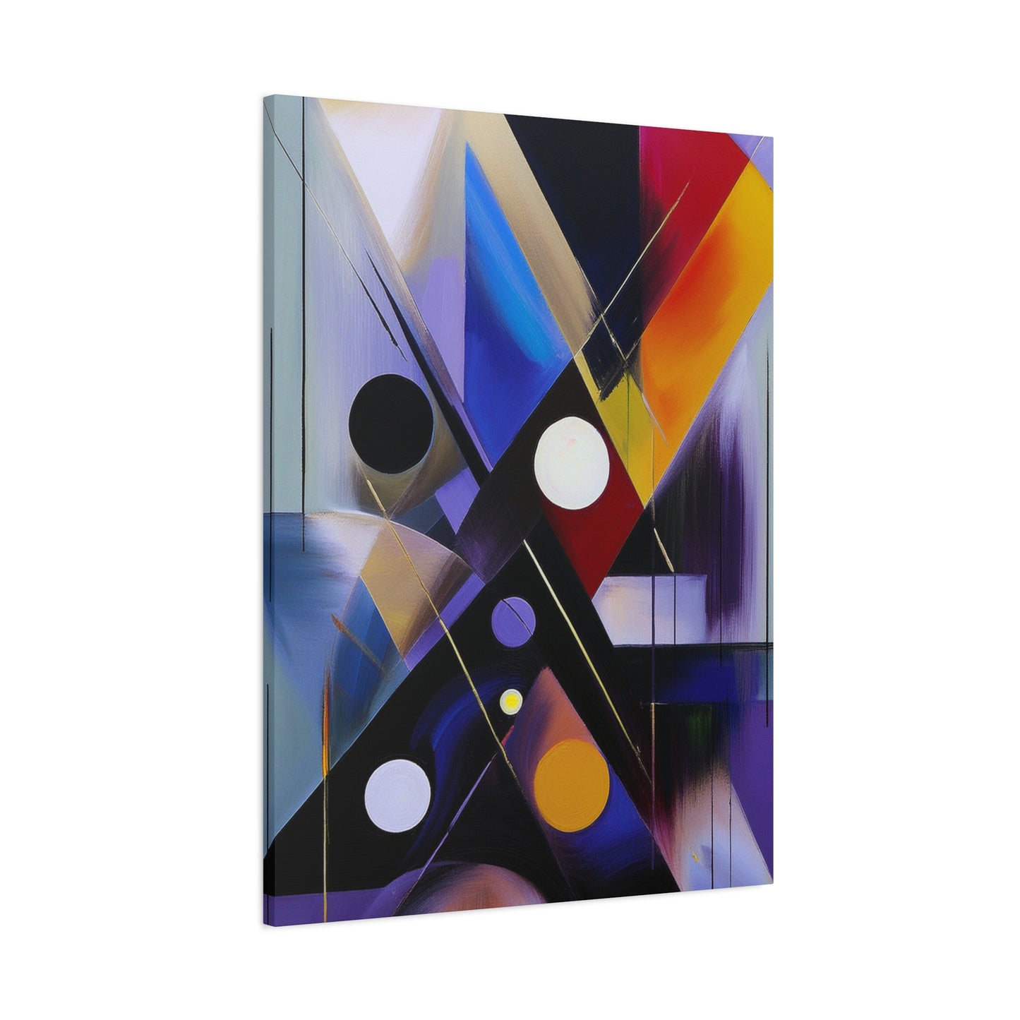 Colors Abstract Painting Print Canvas 20x24,20x30,24x30, 24x32,24x36,30x40, 32x48,36x48,40x60 Pine-Wood Inner Frame ABS-35