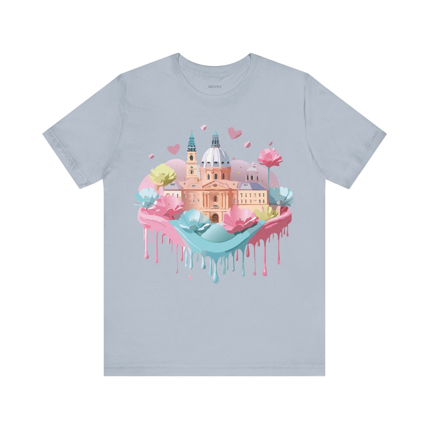 Prague Tourist Shirt Unisex Graphic Tee With Vintage Inspired Artwork By Adelpha