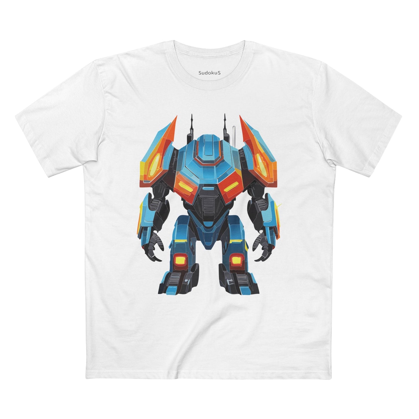 Cyborg Robot Graphic Unisex 100 Cotton Staple Tee 7
